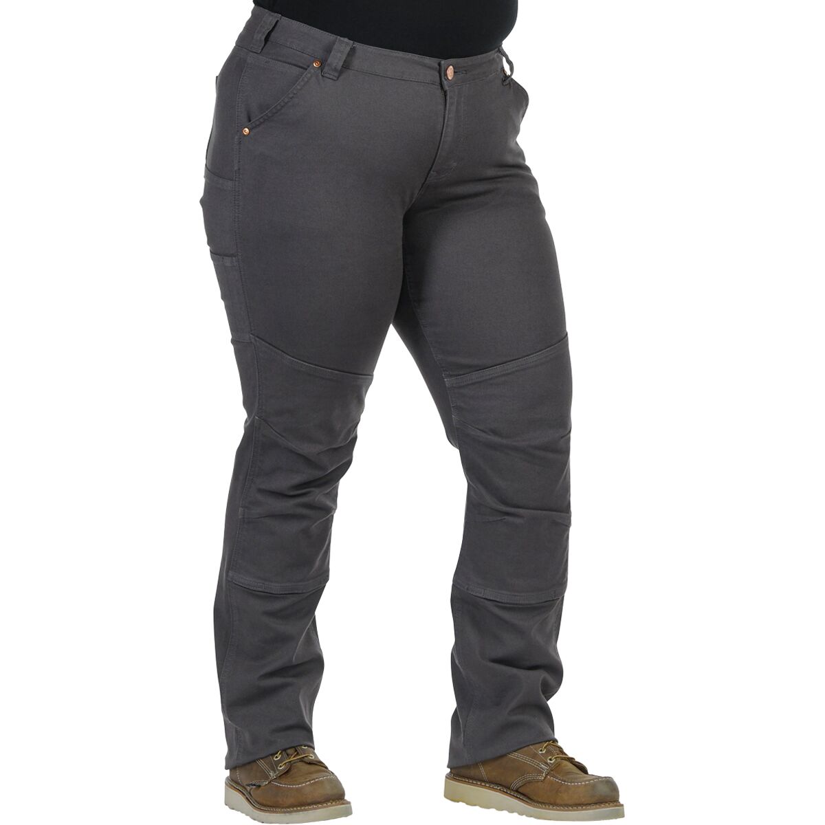 Image of Dovetail Workwear GO TO Stretch Canvas Pant - Women's Cement Grey, 2x32
