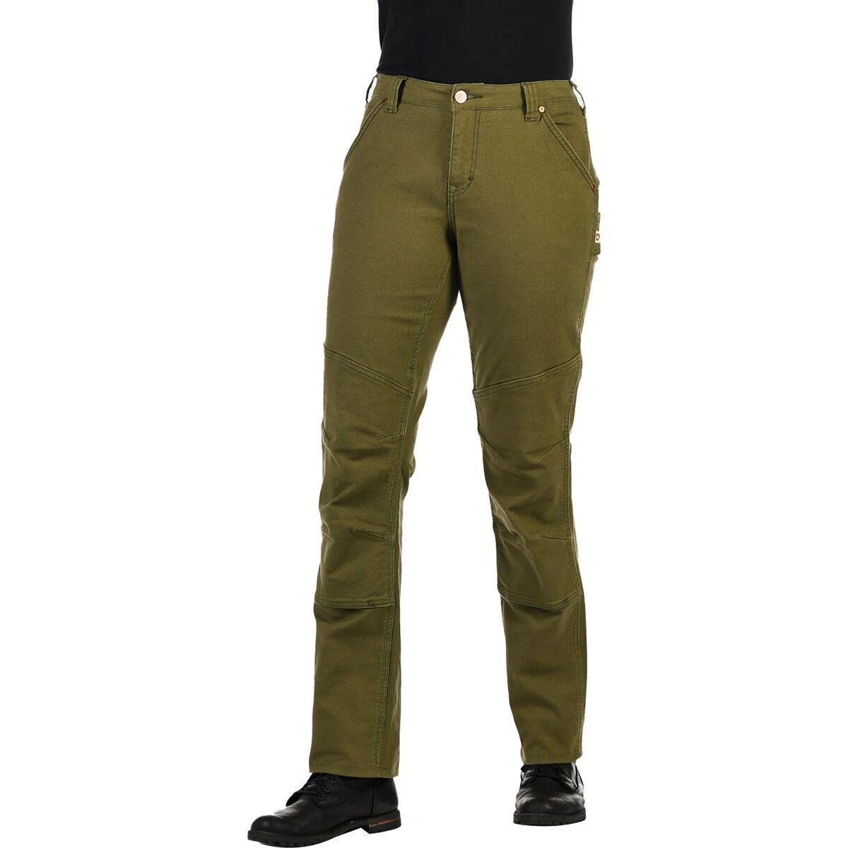 Image of Dovetail Workwear GO TO Stretch Canvas Pant - Women's Kelp Green, 12x32
