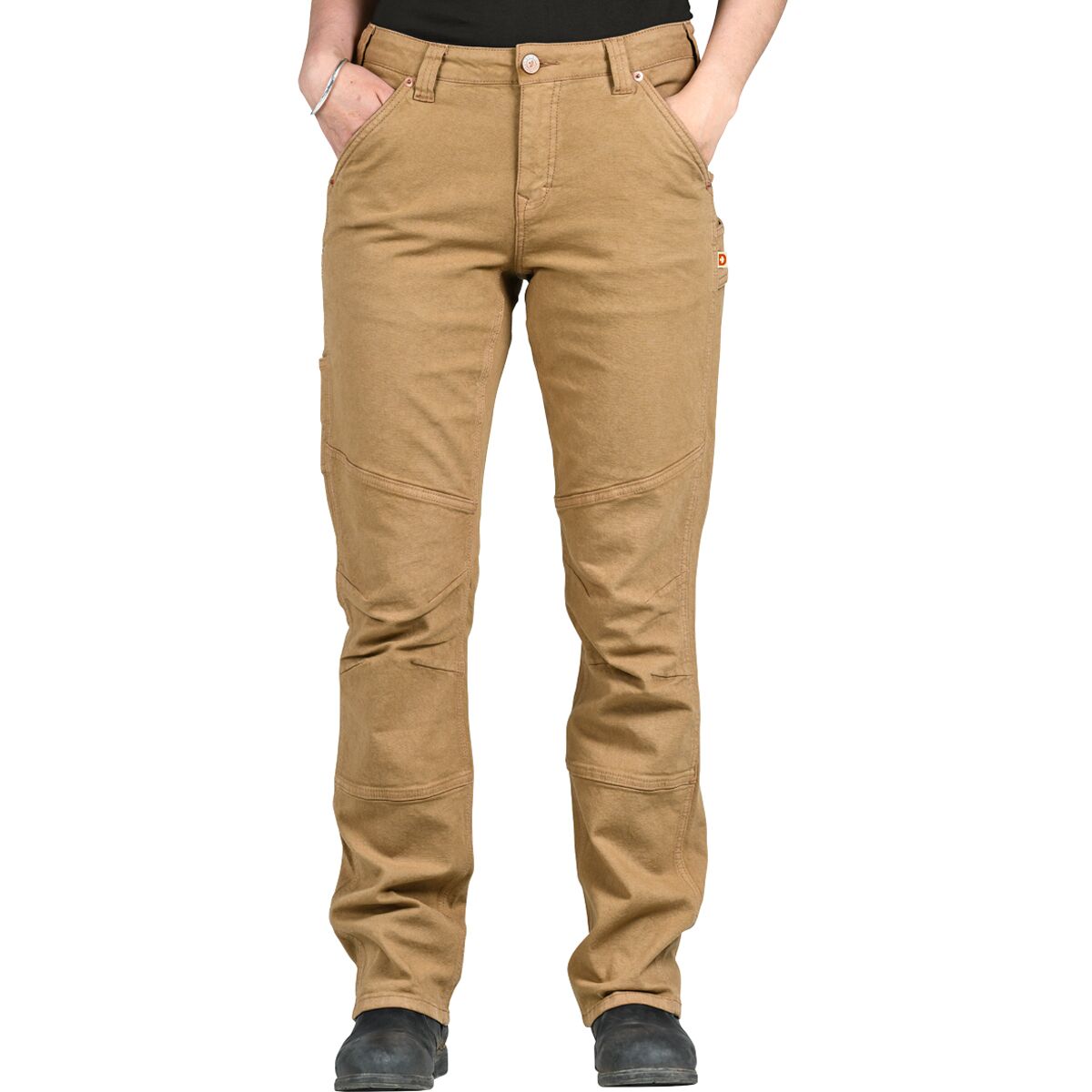 Image of Dovetail Workwear GO TO Stretch Canvas Pant - Women's Sawdust Brown, 10x32