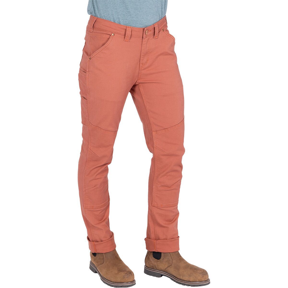 Image of Dovetail Workwear GO TO Stretch Canvas Pant - Women's Terracotta, 6x32