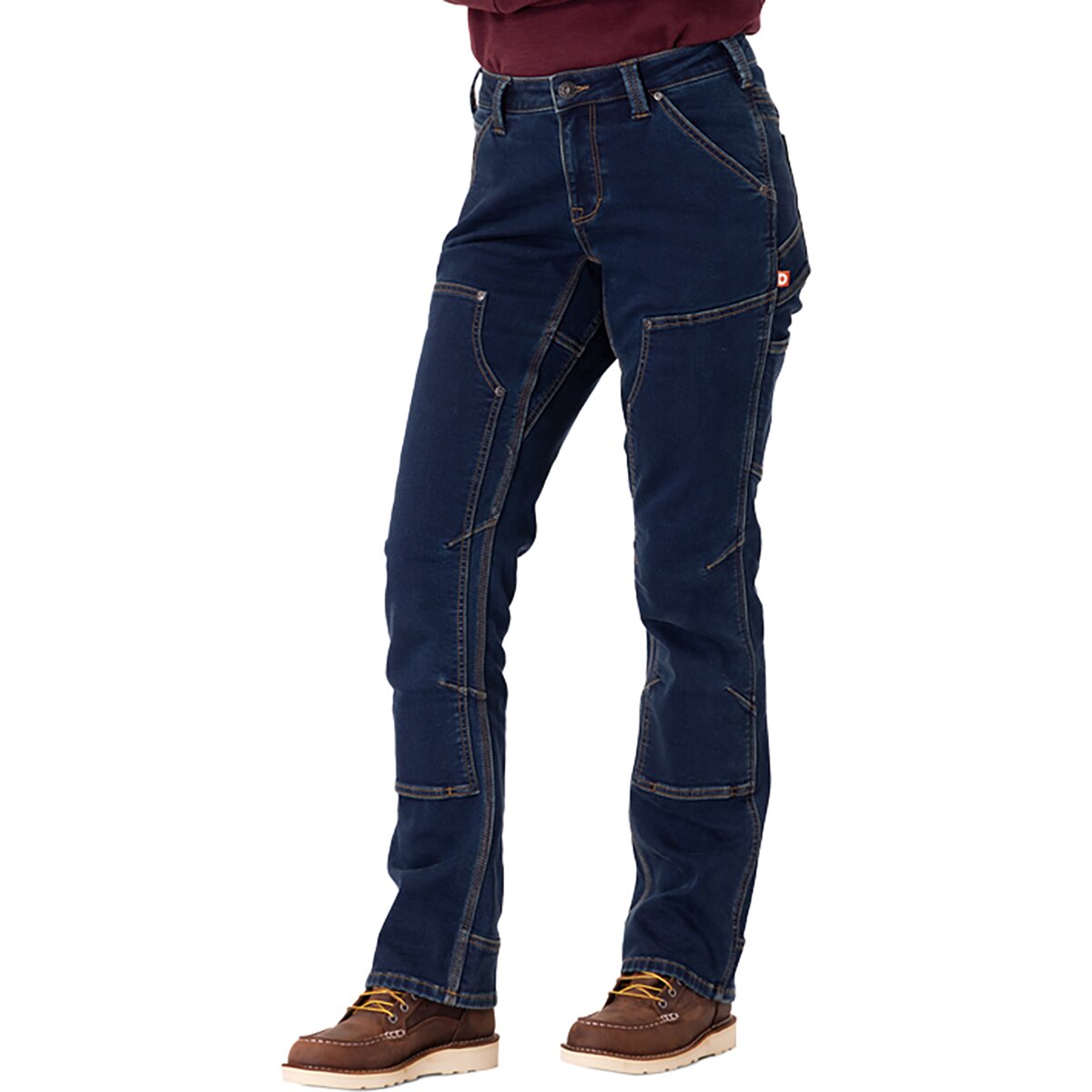 Image of Dovetail Workwear Britt Utility HotSwap Stretch Denim Pant - Women's Indigo, 2x32
