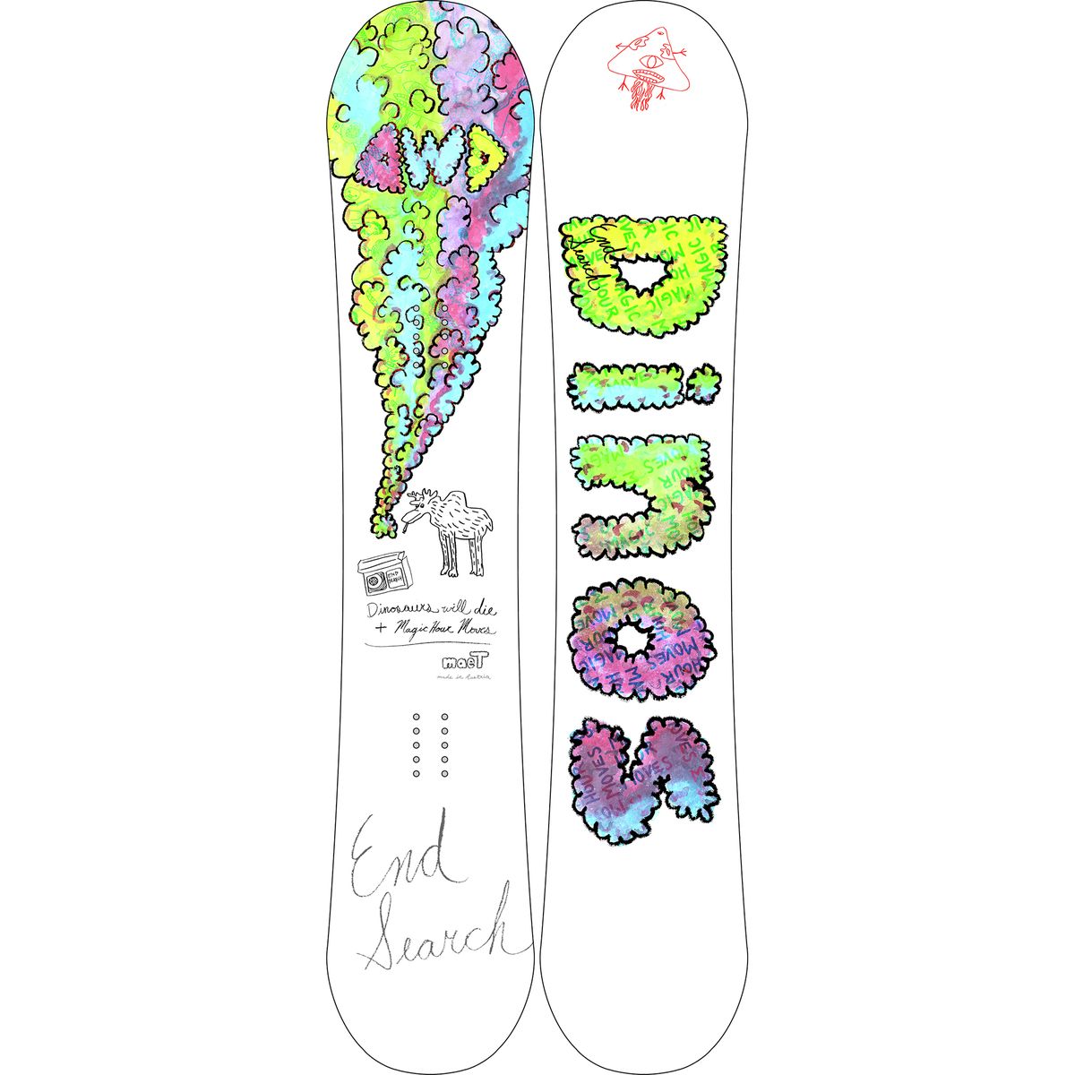 Dinosaurs Will Die Maet Snowboard - Snowboard