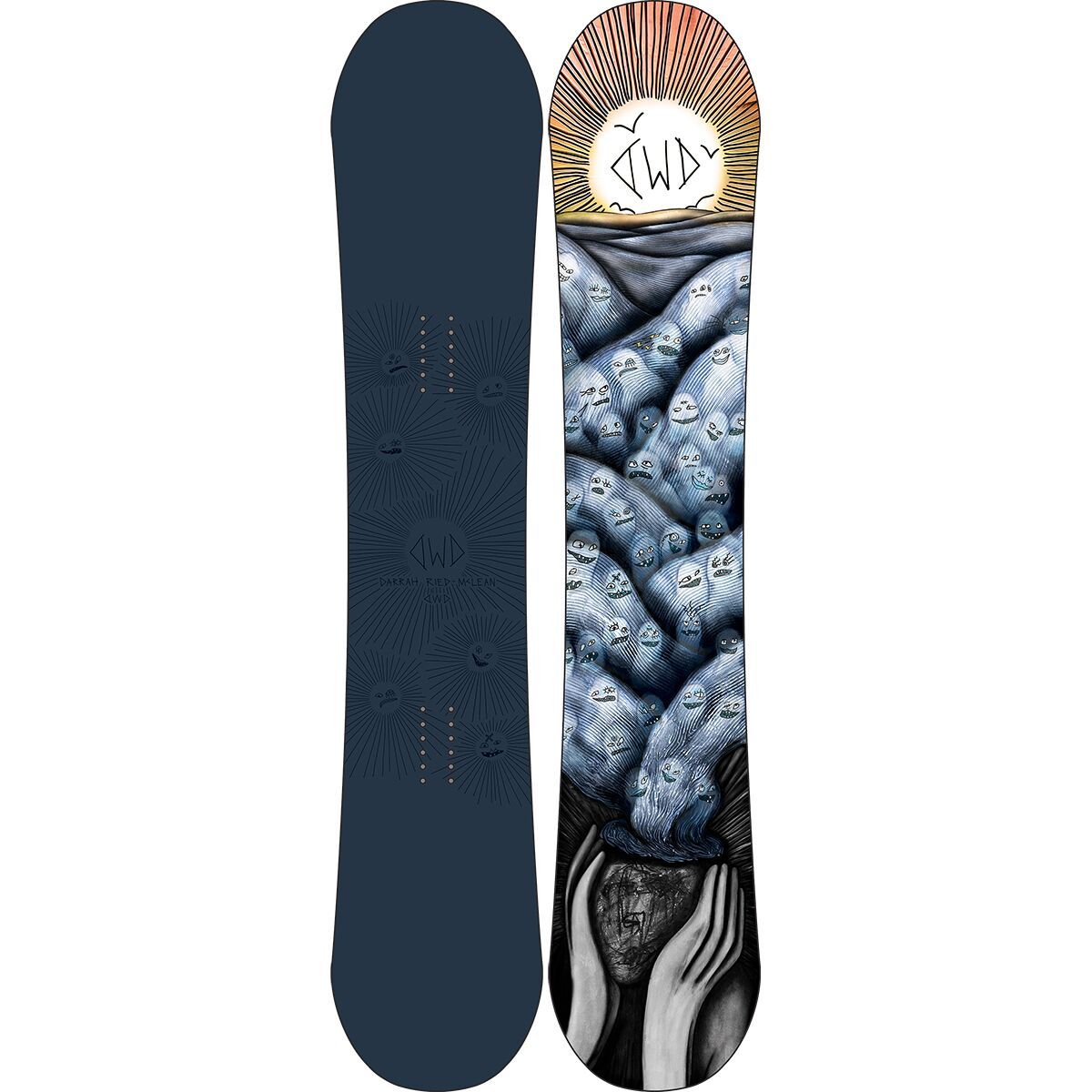 Image of Dinosaurs Will Die Darrah Snowboard - 2025 Blue, 146cm
