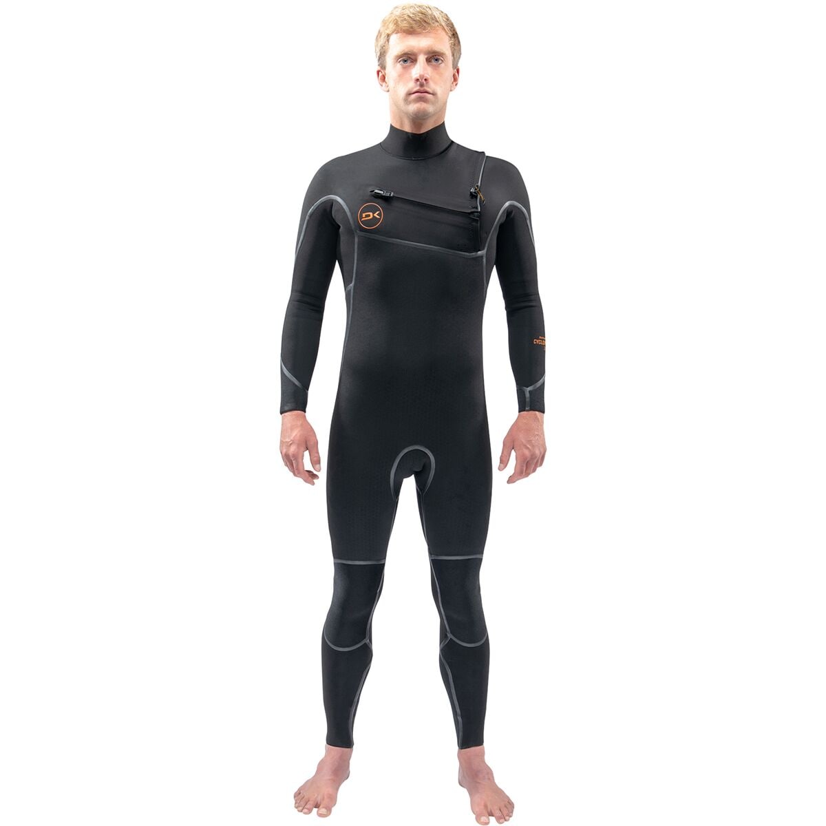 Dakine Wetsuits Cyclone 4/3mm Chest-Zip Full Wetsuit - Men's