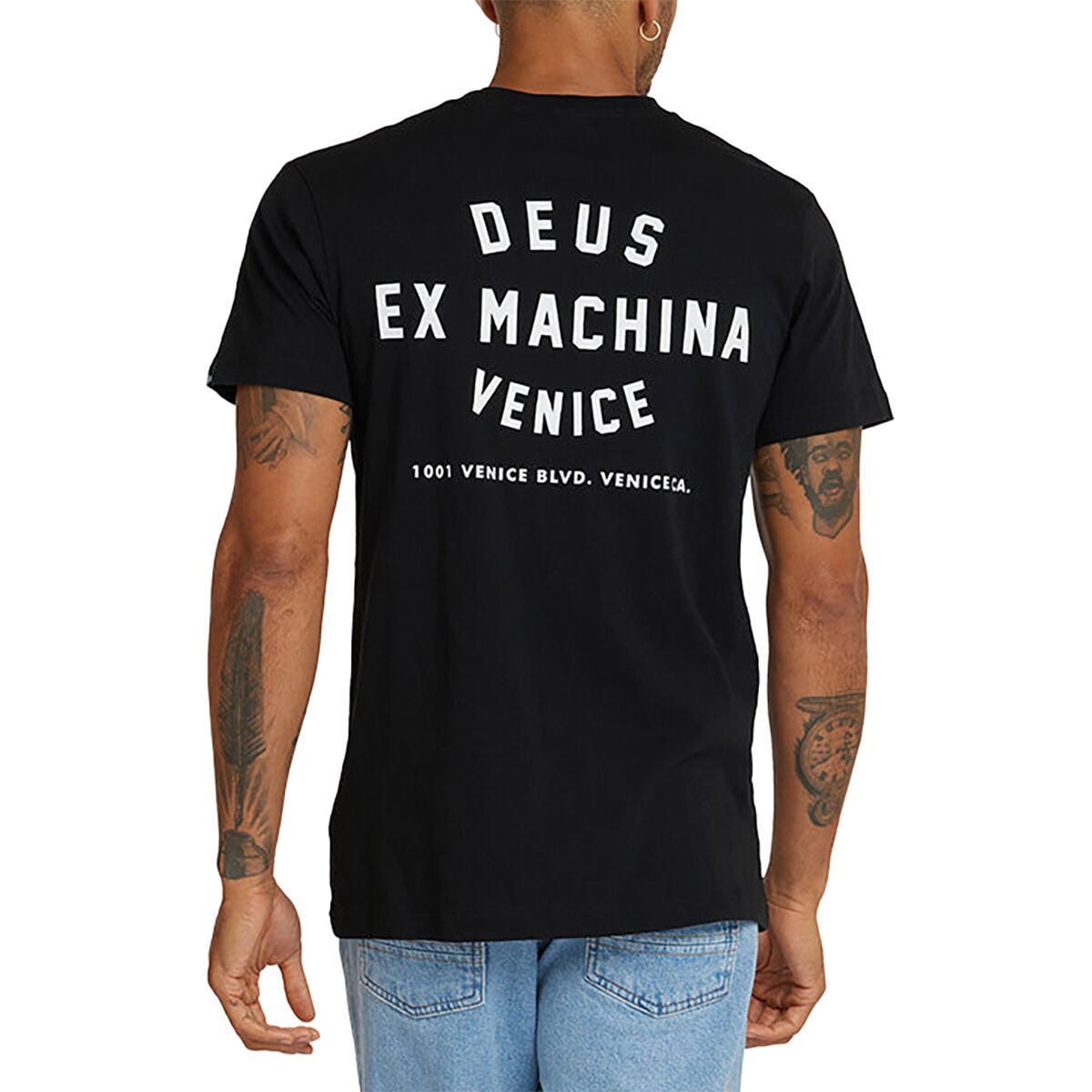 Image of Deus Ex Machina Venice Skull T-Shirt - Men's Black, S