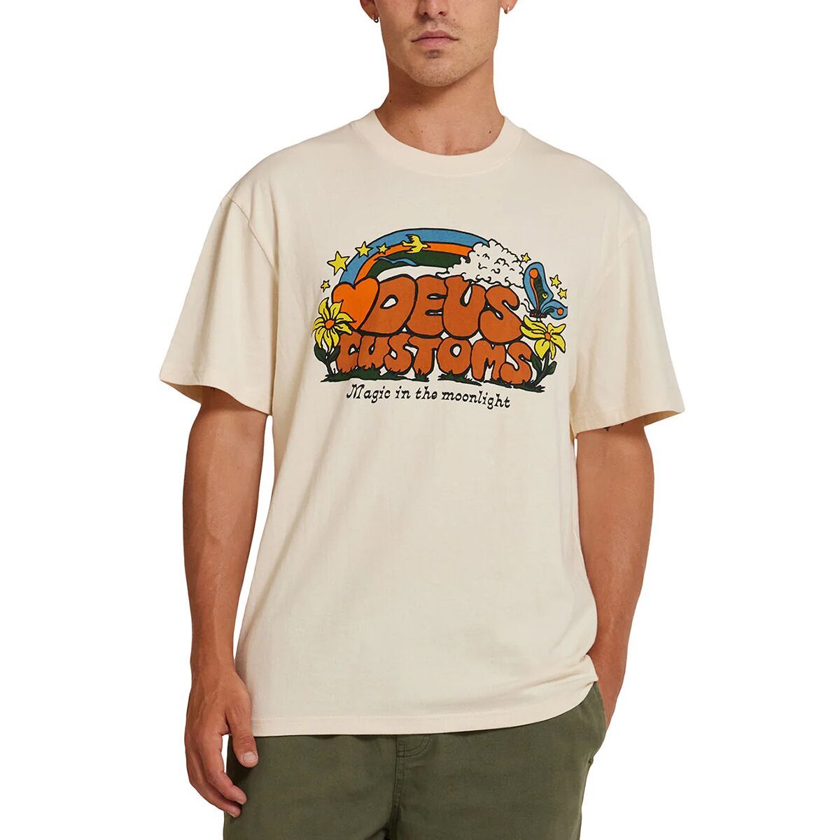 Deus Ex Machina Connection T-Shirt - Men's Dirty White, S