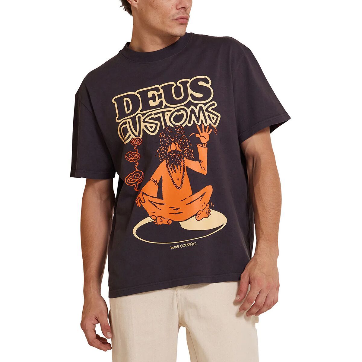 Deus Ex Machina Emphatic Wave T-Shirt - Men's Anthracite, S