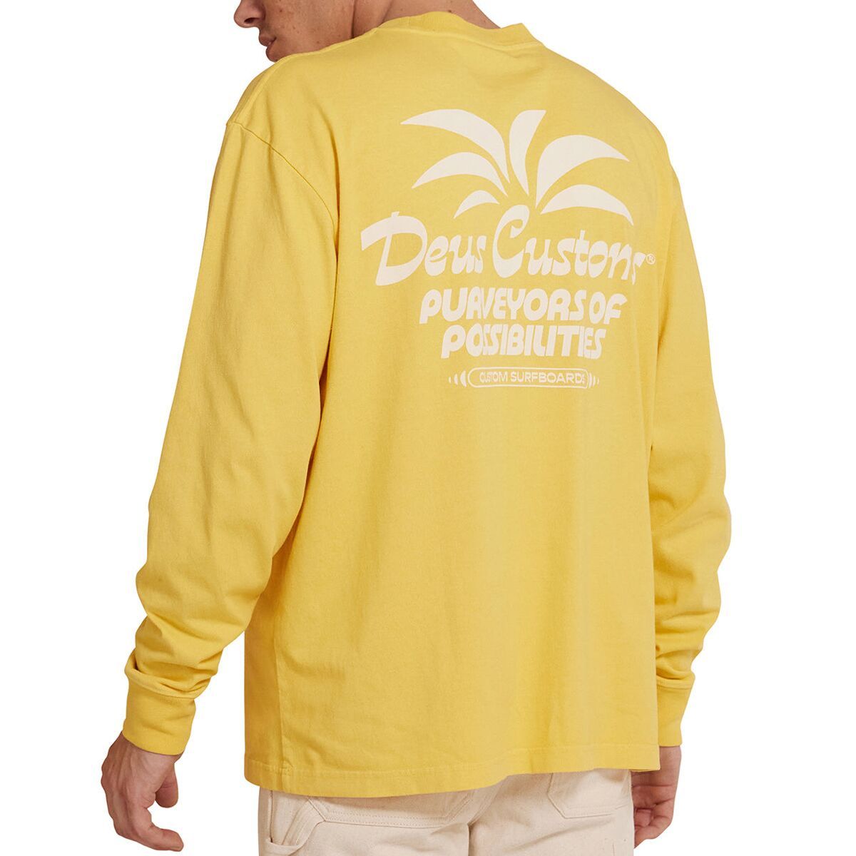 Deus Ex Machina Last Resort Long-Sleeve T-Shirt - Men's Mimosa Gold, XXL