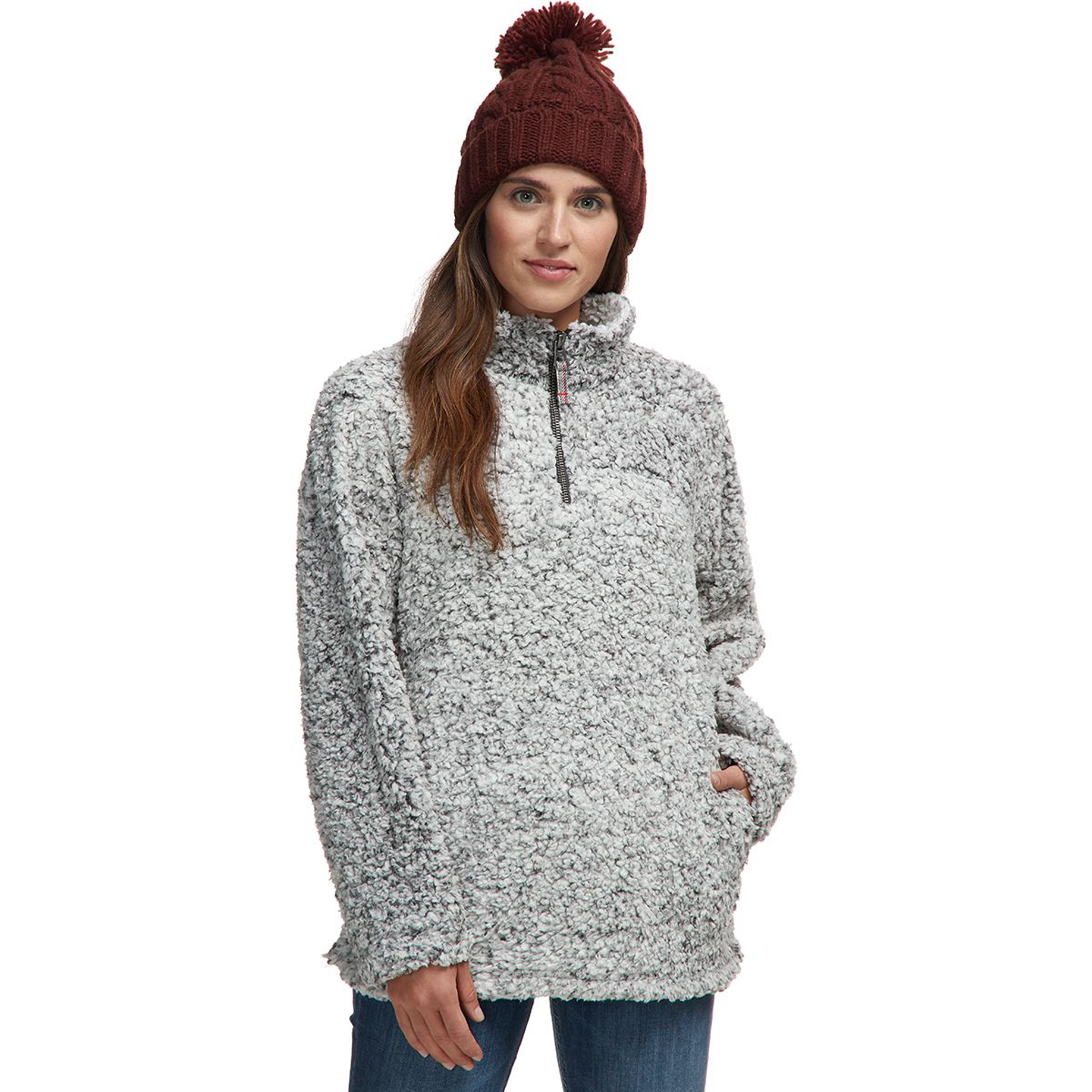 Dylan Frosty Tipped Pile Stadium Pullover - Women's product image