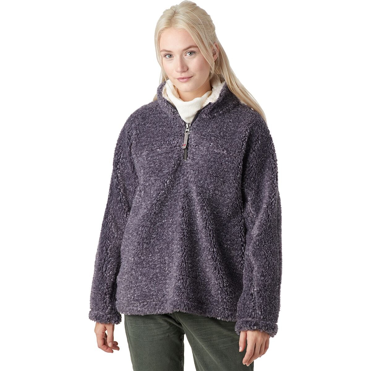 Dylan Snowcap Sherpa Classic Zip Pullover Fleece - Women's