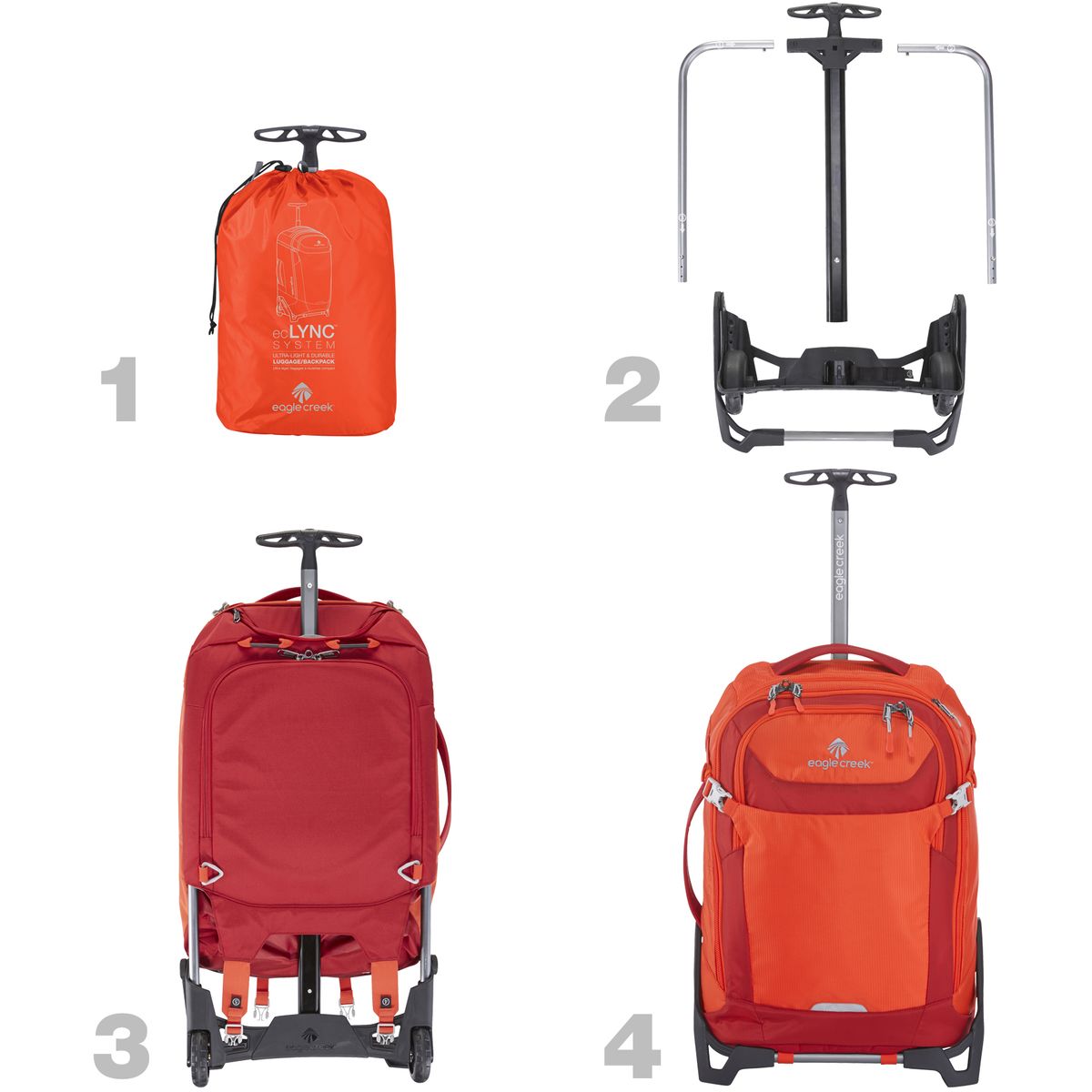【美品】Eagle Creek キャリーバッグ リンクシステム 20 36L Eagle Creek EC Lync System International Carry-On Bag - 2220cu in