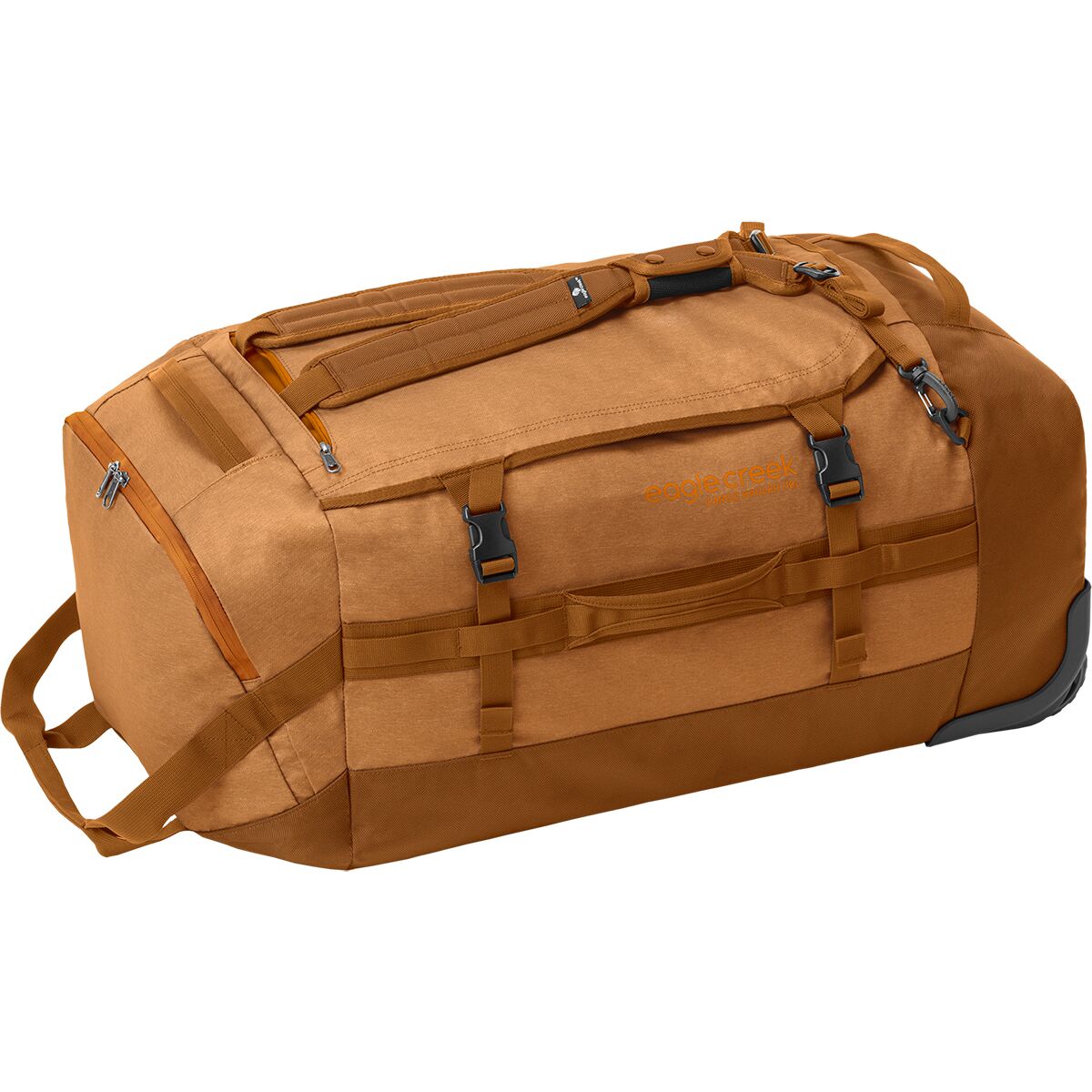 Image of Eagle Creek Cargo Hauler 110L Wheeled Duffel Bag Iron Orange, One Size