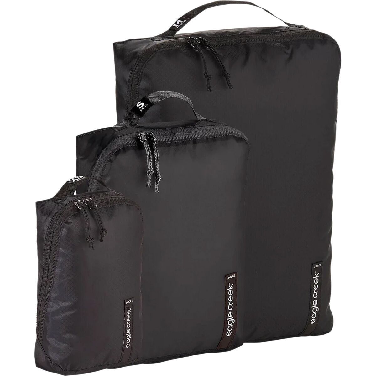 Image of Eagle Creek Pack-It Isolate Cube Set Black, XS/S/M