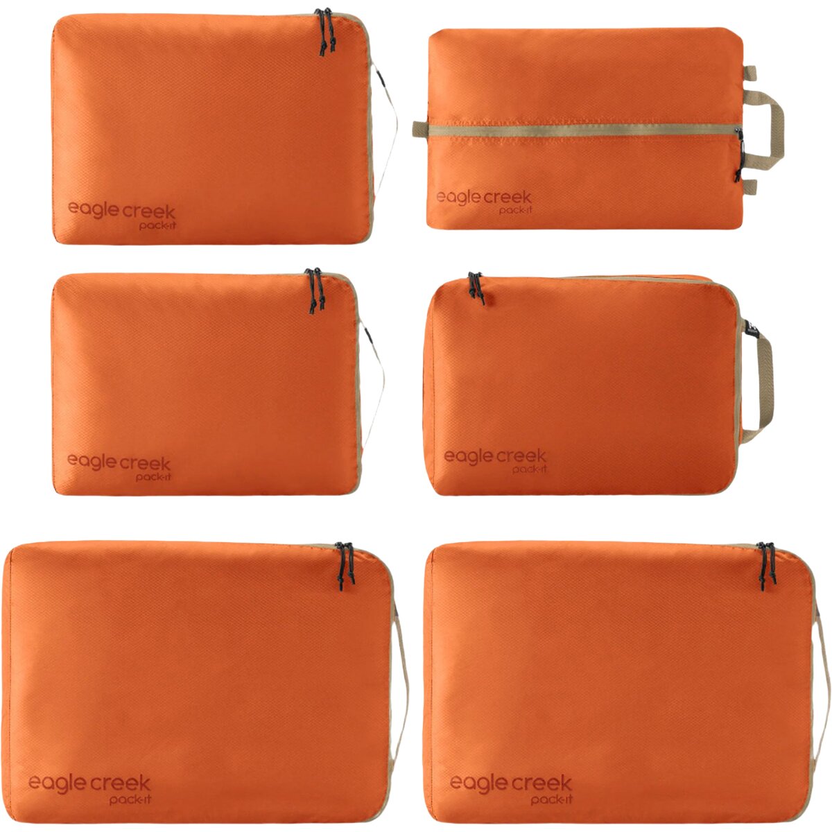 Image of Eagle Creek Pack-It Isolate Extended Stay Set Citrus Orange, One Size