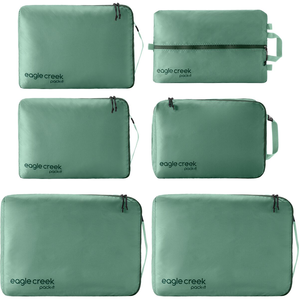 Image of Eagle Creek Pack-It Isolate Extended Stay Set Willow Green, One Size