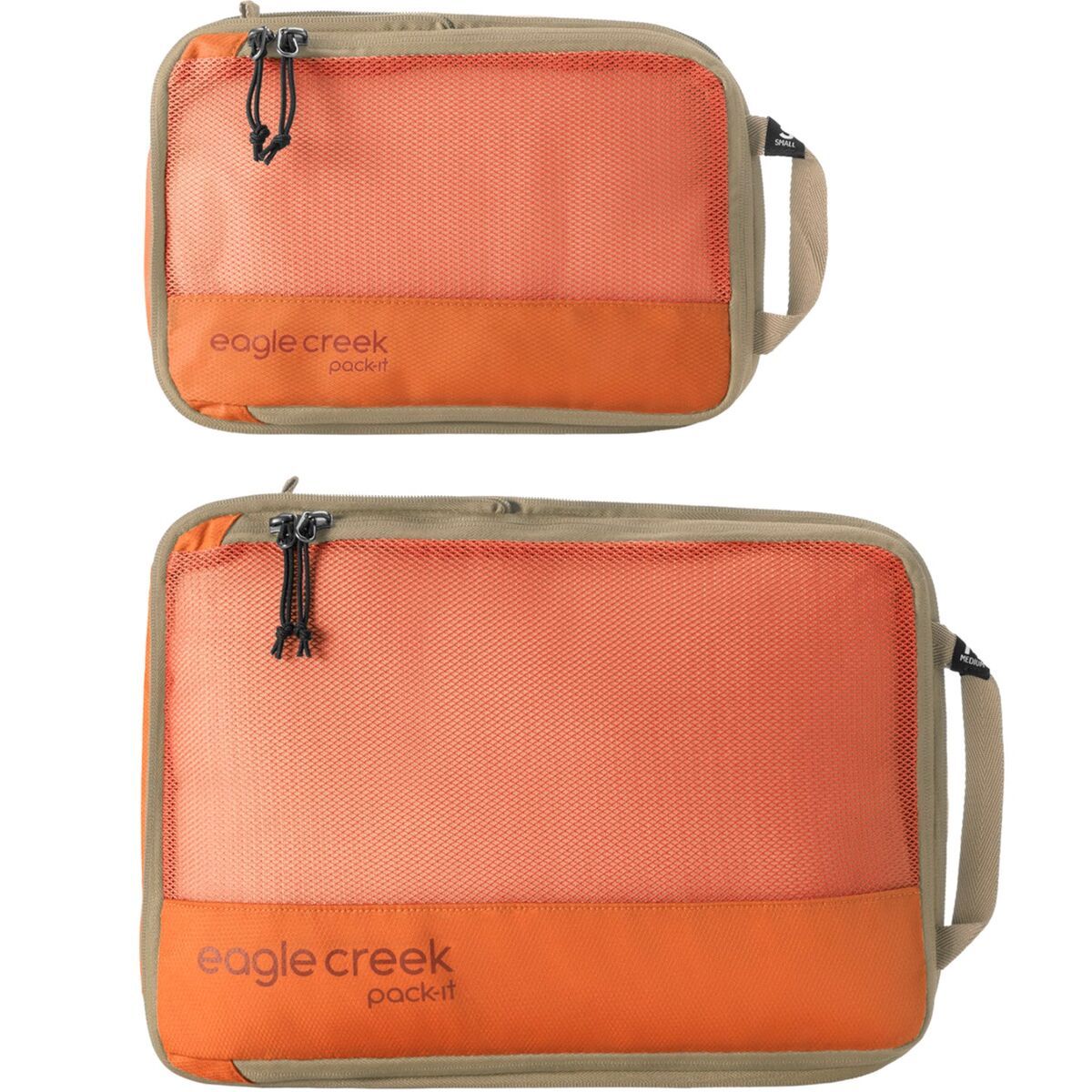 Image of Eagle Creek Pack-It Reveal Small/Medium Compression Cube Set Mandarin, S/M