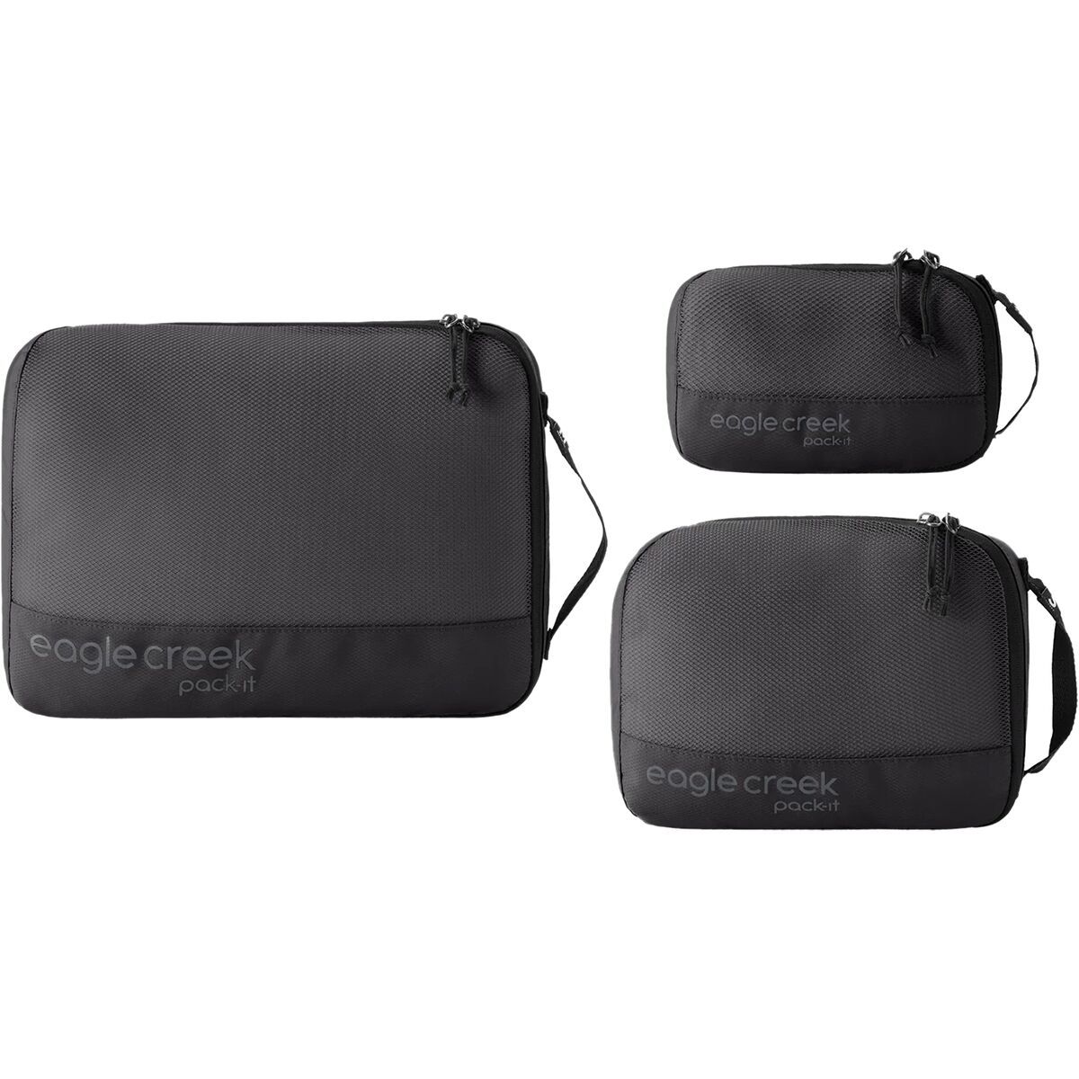 Image of Eagle Creek Pack-It Reveal Cube Set Black, XS/S/M