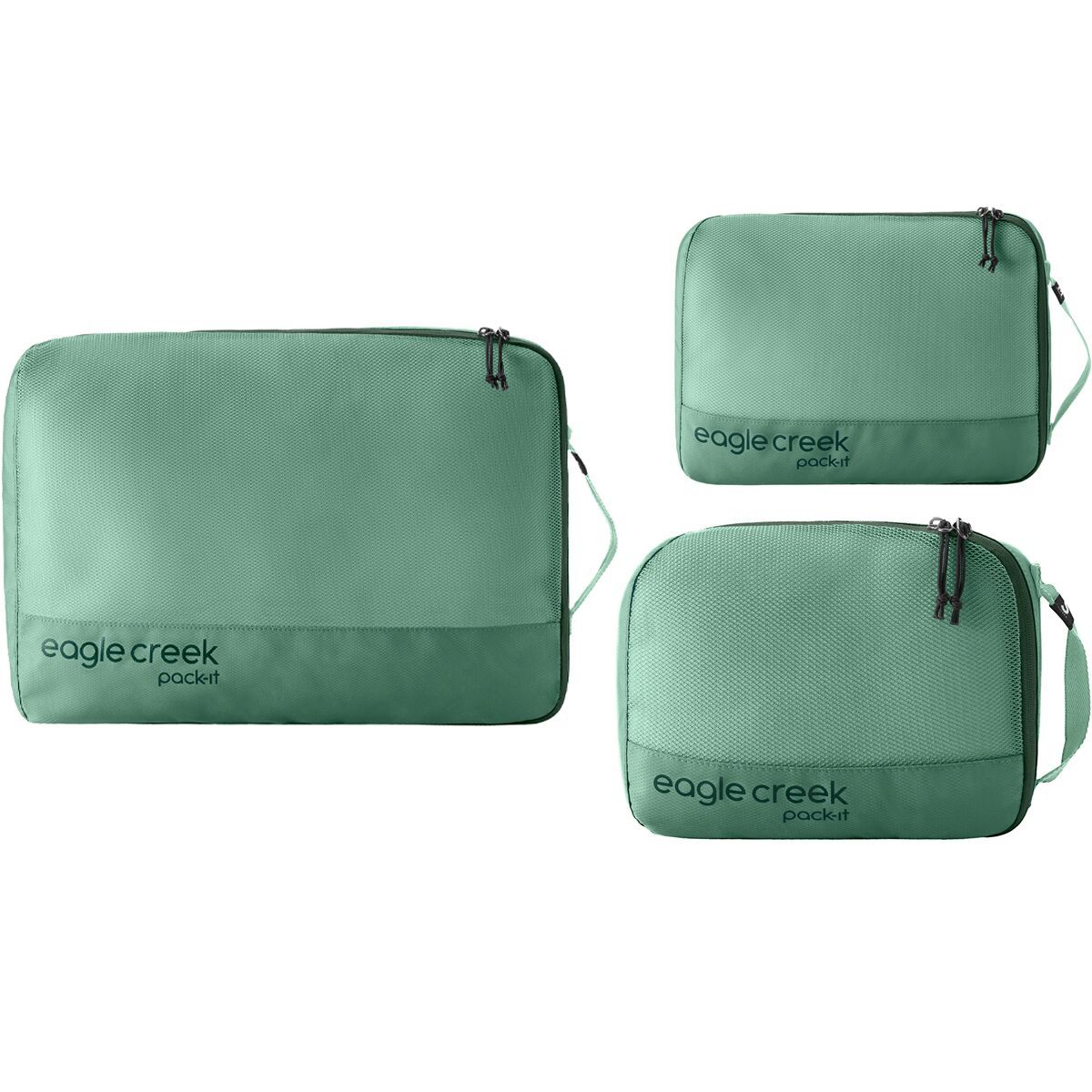 Image of Eagle Creek Pack-It Reveal Cube Set Willow Green, XS/S/M