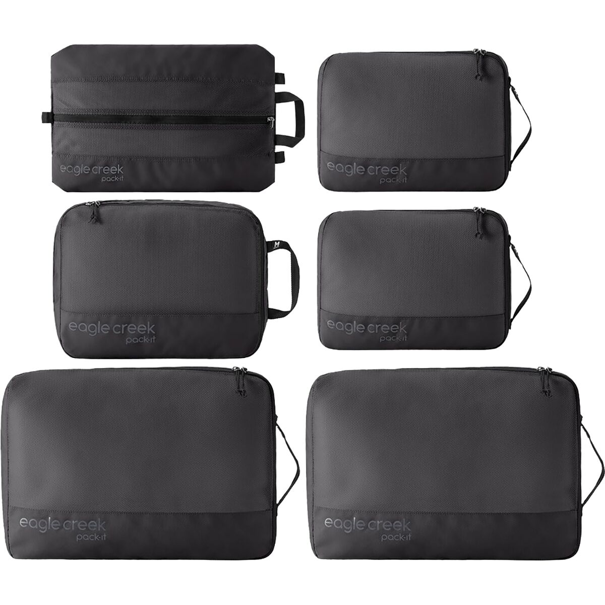 Image of Eagle Creek Pack-It Reveal Extended Stay Set Black, One Size