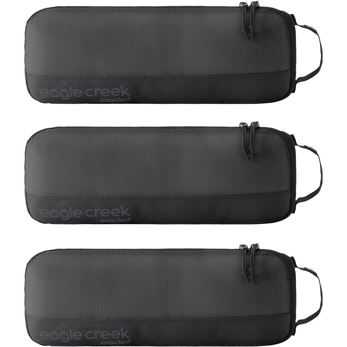 Image of Eagle Creek Pack-It Reveal Slim Cube Set Black, M/M/M