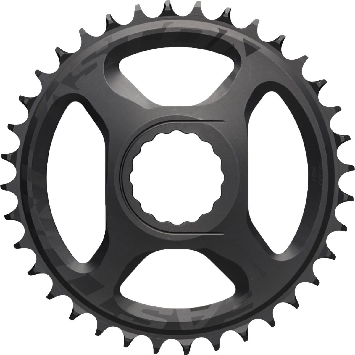 Image of Easton Cinch SRAM Flat Top Chainring Black, 42t