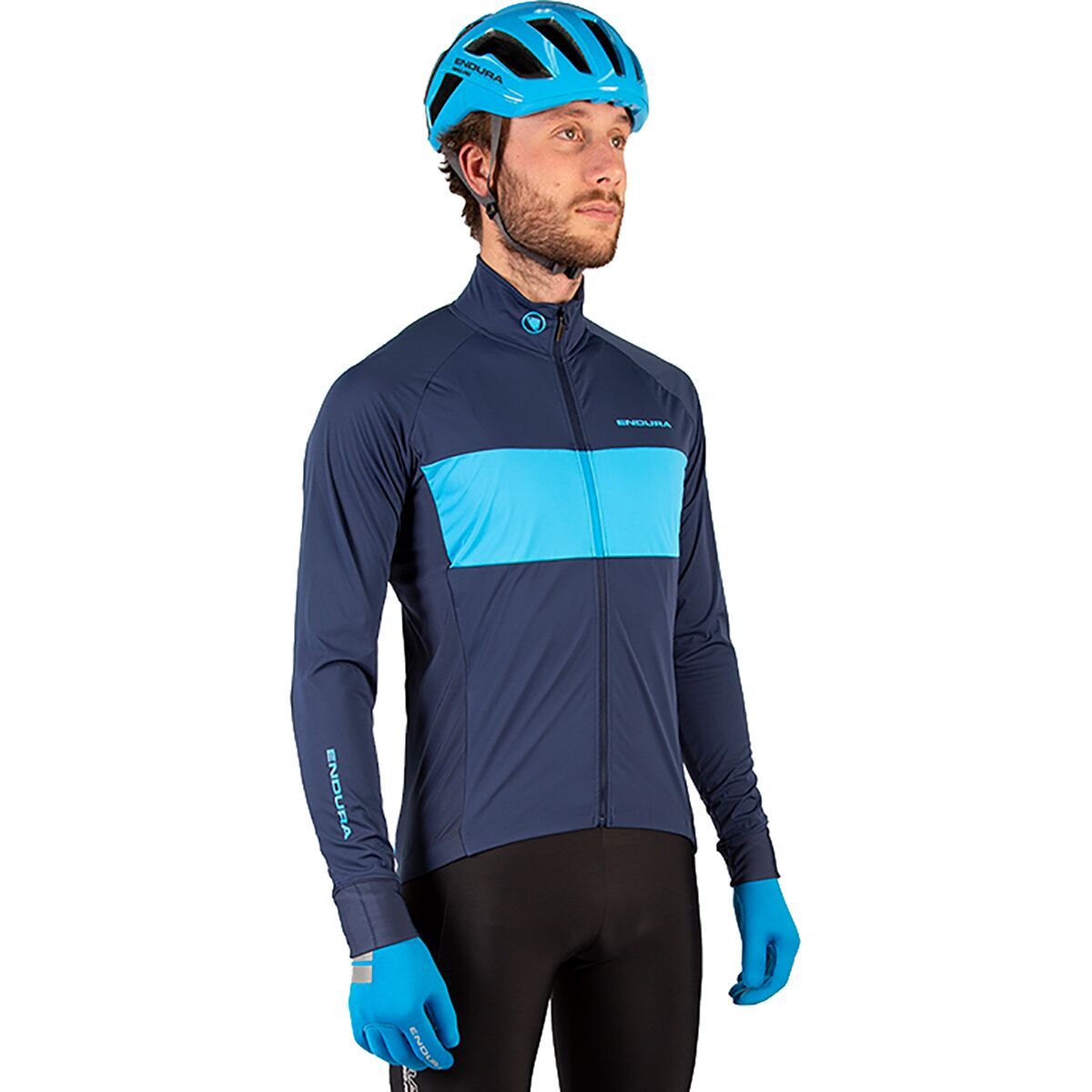 Endura FS260 Pro Jetstrm II Long-Sleeve Jersey - Men's Navy, L