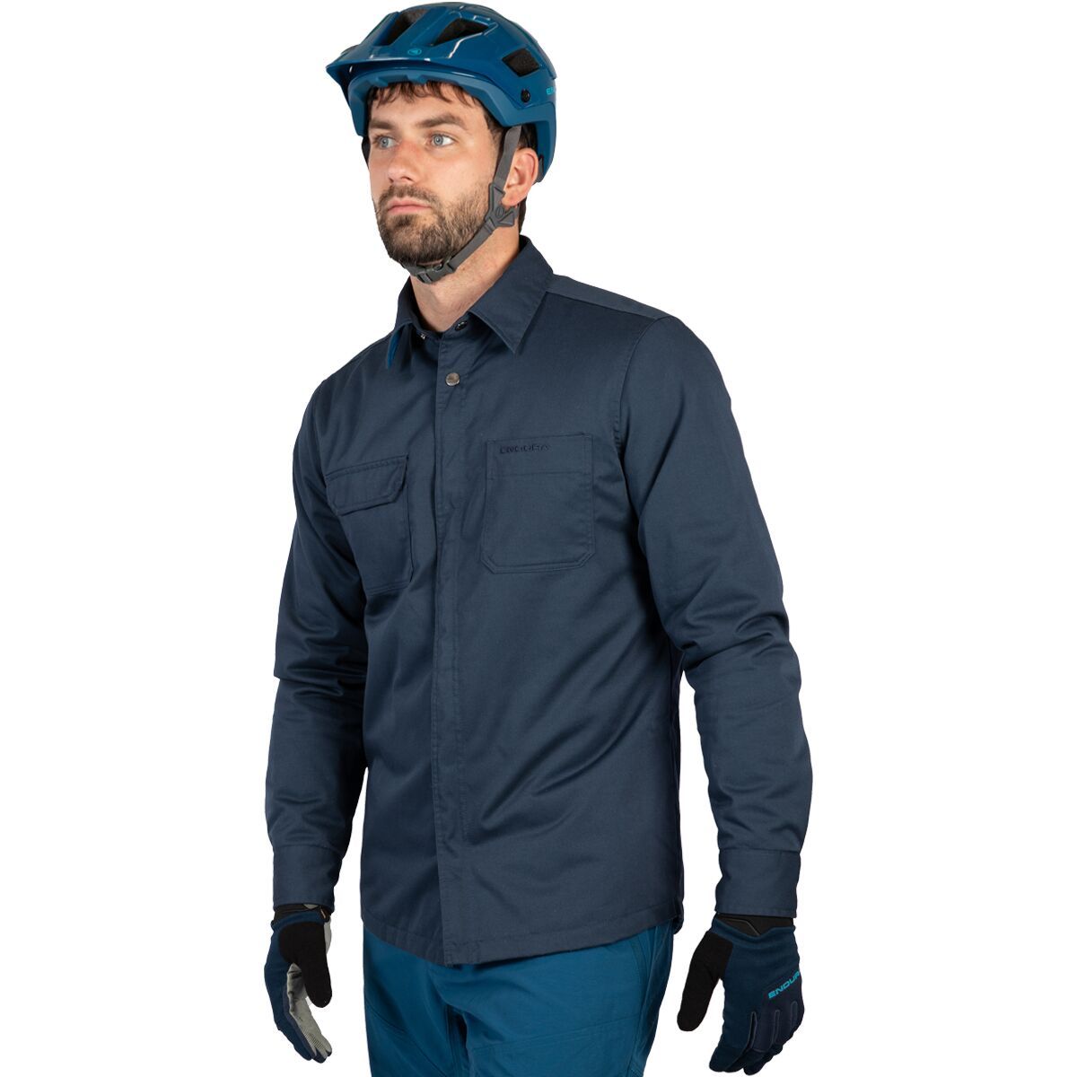 Endura Hummvee Shacket II Jersey - Men's Ink Blue, XL