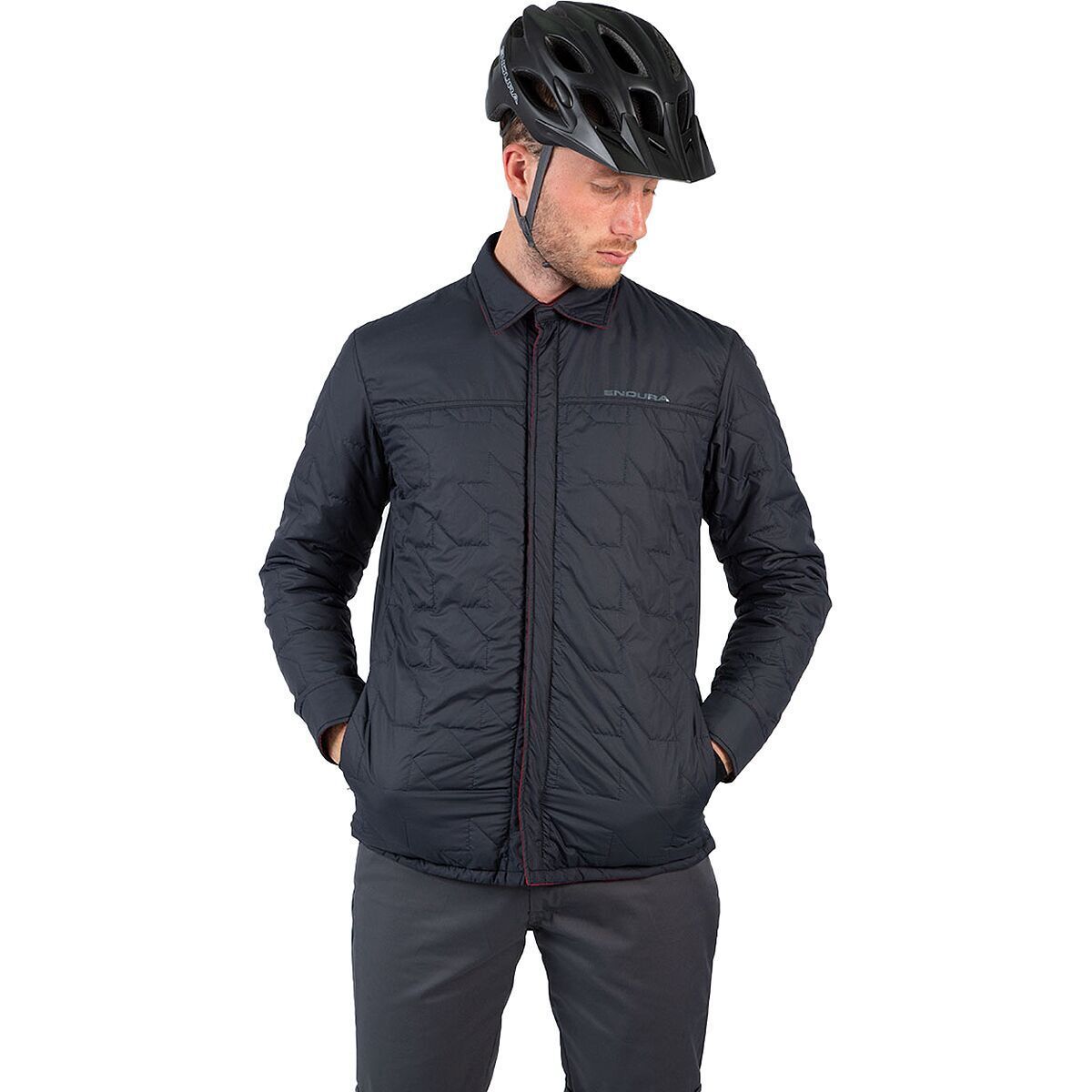 Endura Hummvee Shacket II Jersey - Men's Rust Red, L