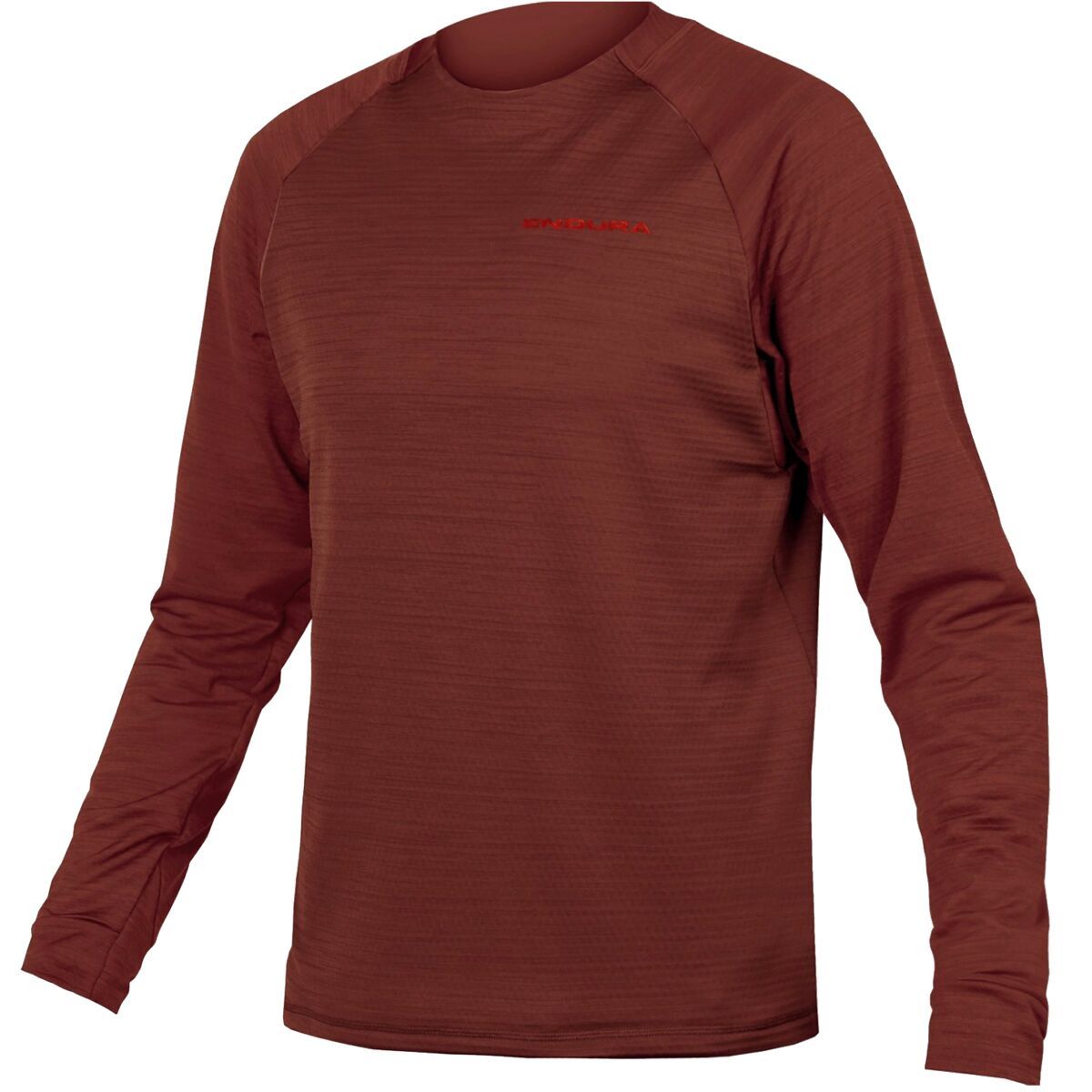 Image of Endura Singletrack Fleece Jersey - Men's Brick Red, S