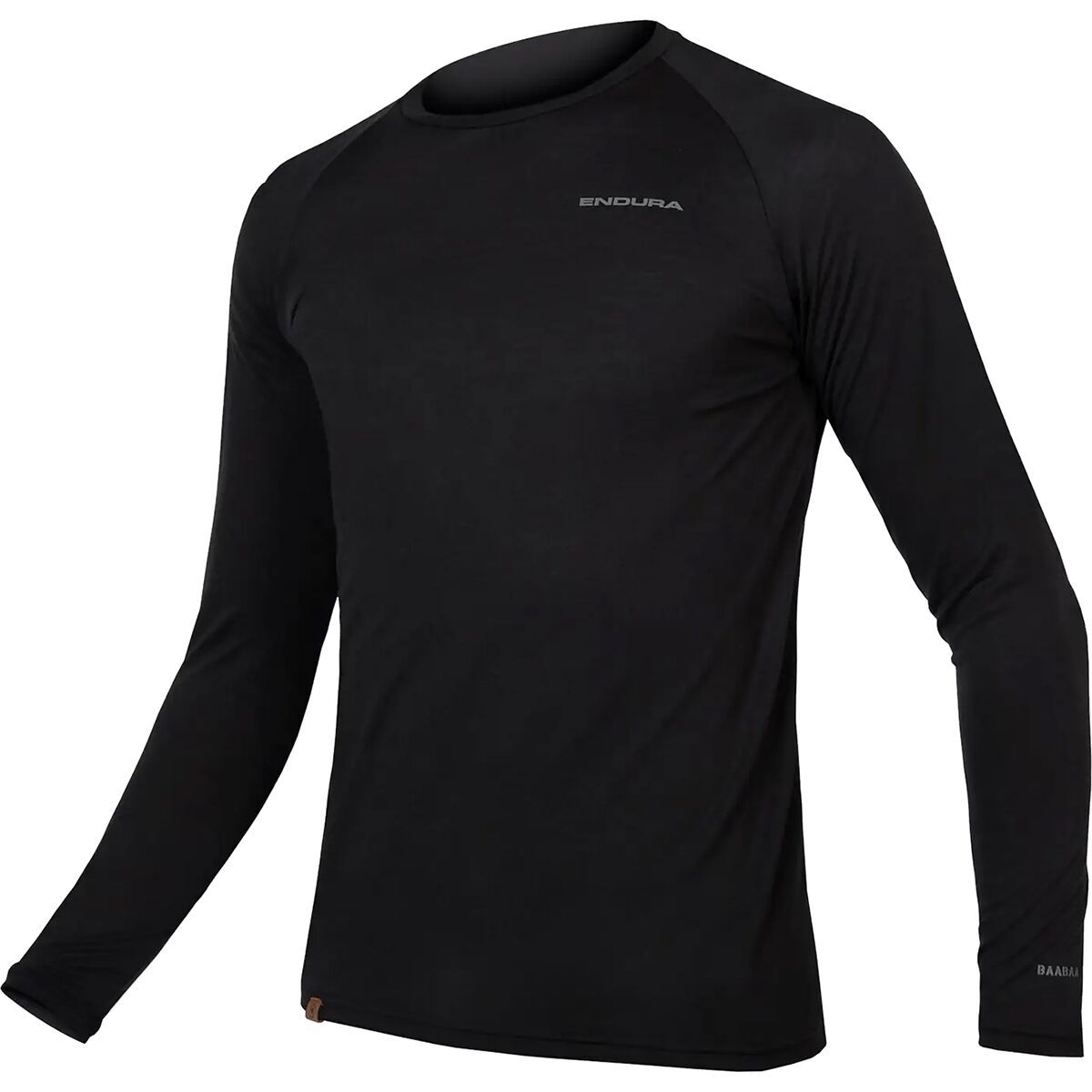 Image of Endura BaaBaa Blend Long-Sleeve Baselayer - Men's Black, L