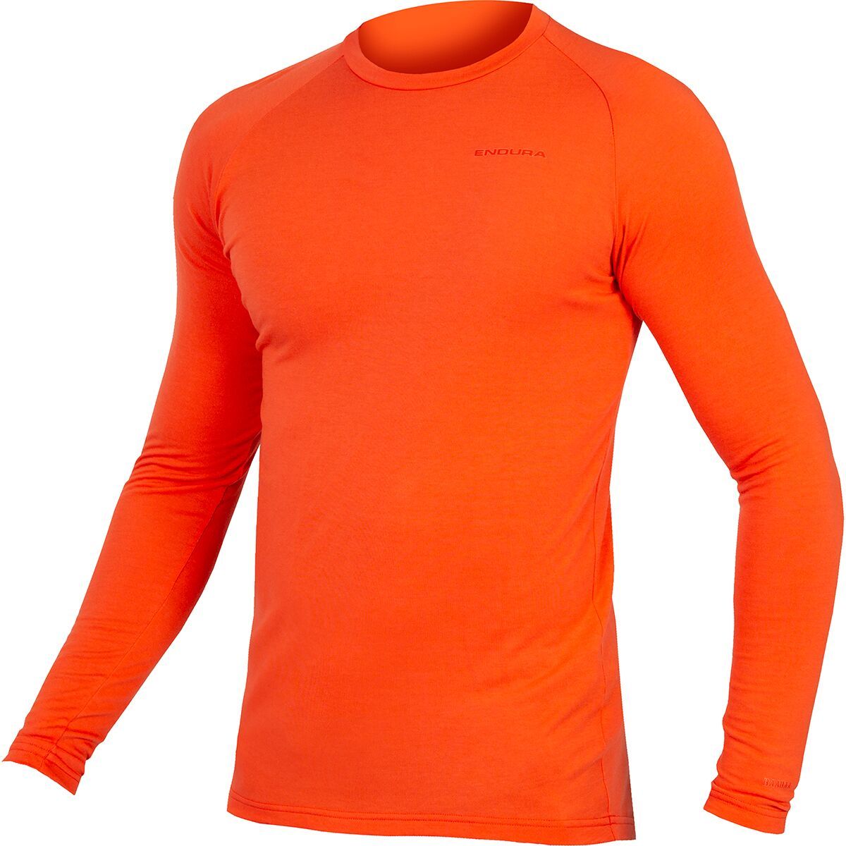 Image of Endura BaaBaa Blend Long-Sleeve Baselayer - Men's Paprika, S