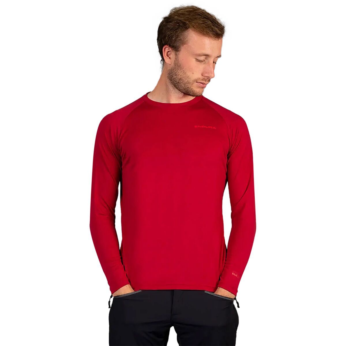 Endura BaaBaa Blend Long-Sleeve Baselayer - Men's Rust Red, S