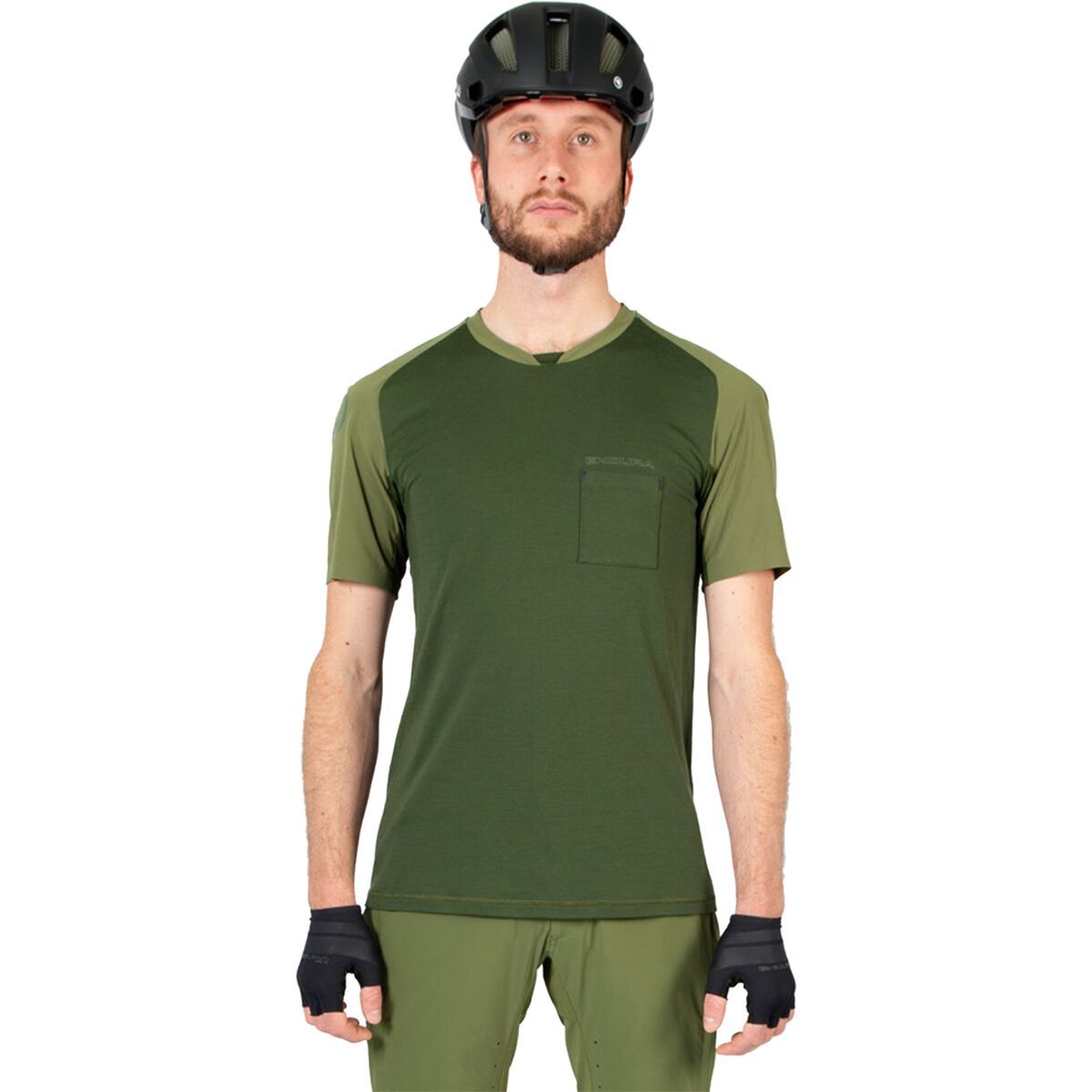 Endura GV500 Foyle T-Shirt - Men's Olive Green, S