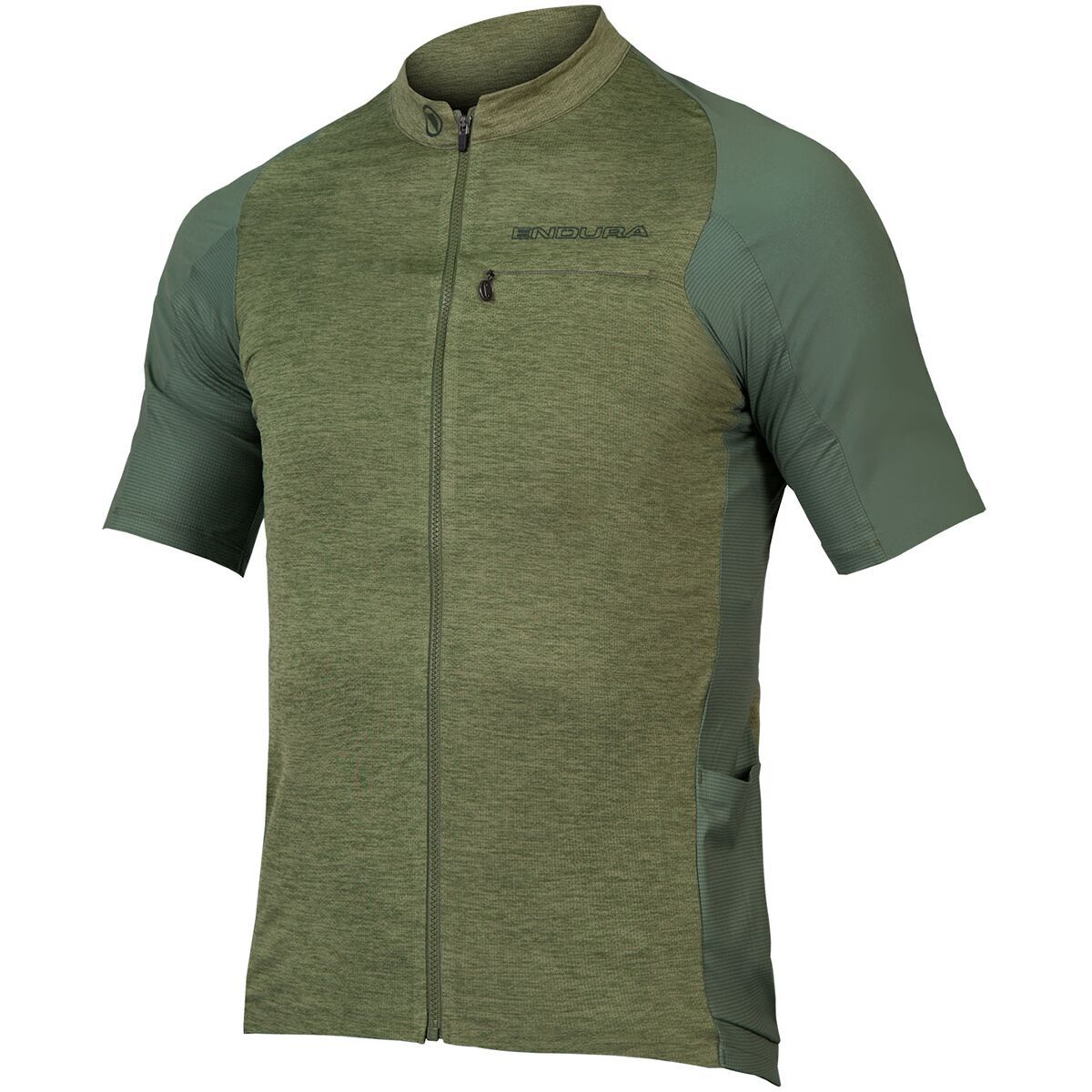 Image of Endura GV500 Reiver Short-Sleeve Jersey - Men's Olive Green, M