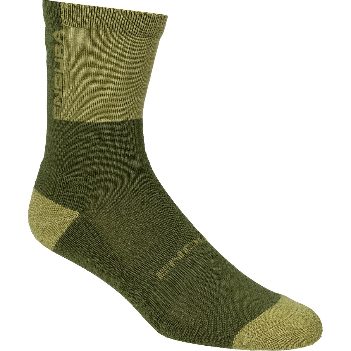 Image of Endura BaaBaa Merino Winter Sock Moss Green, S/M