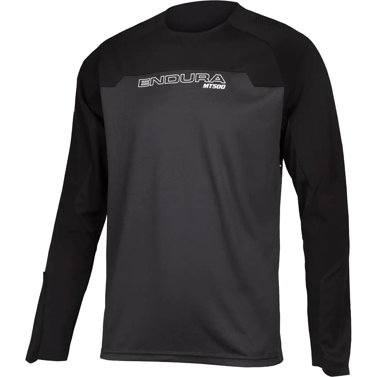 Image of Endura MT500 Burner Long-Sleeve Jersey - Men's Black, XL