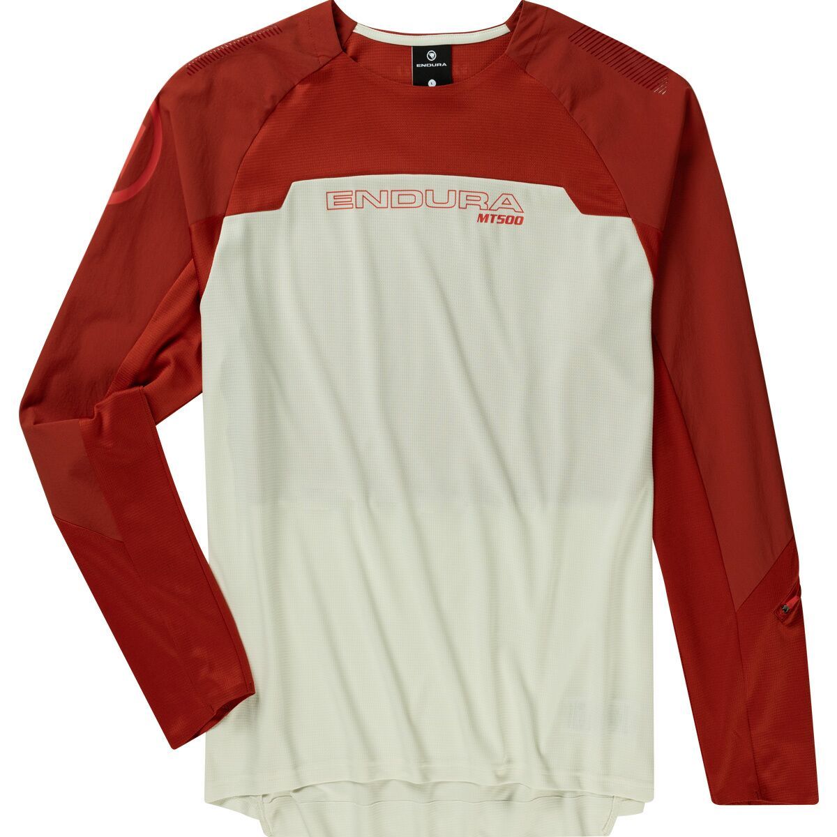 Image of Endura MT500 Burner Long-Sleeve Jersey - Men's Brick Red, L