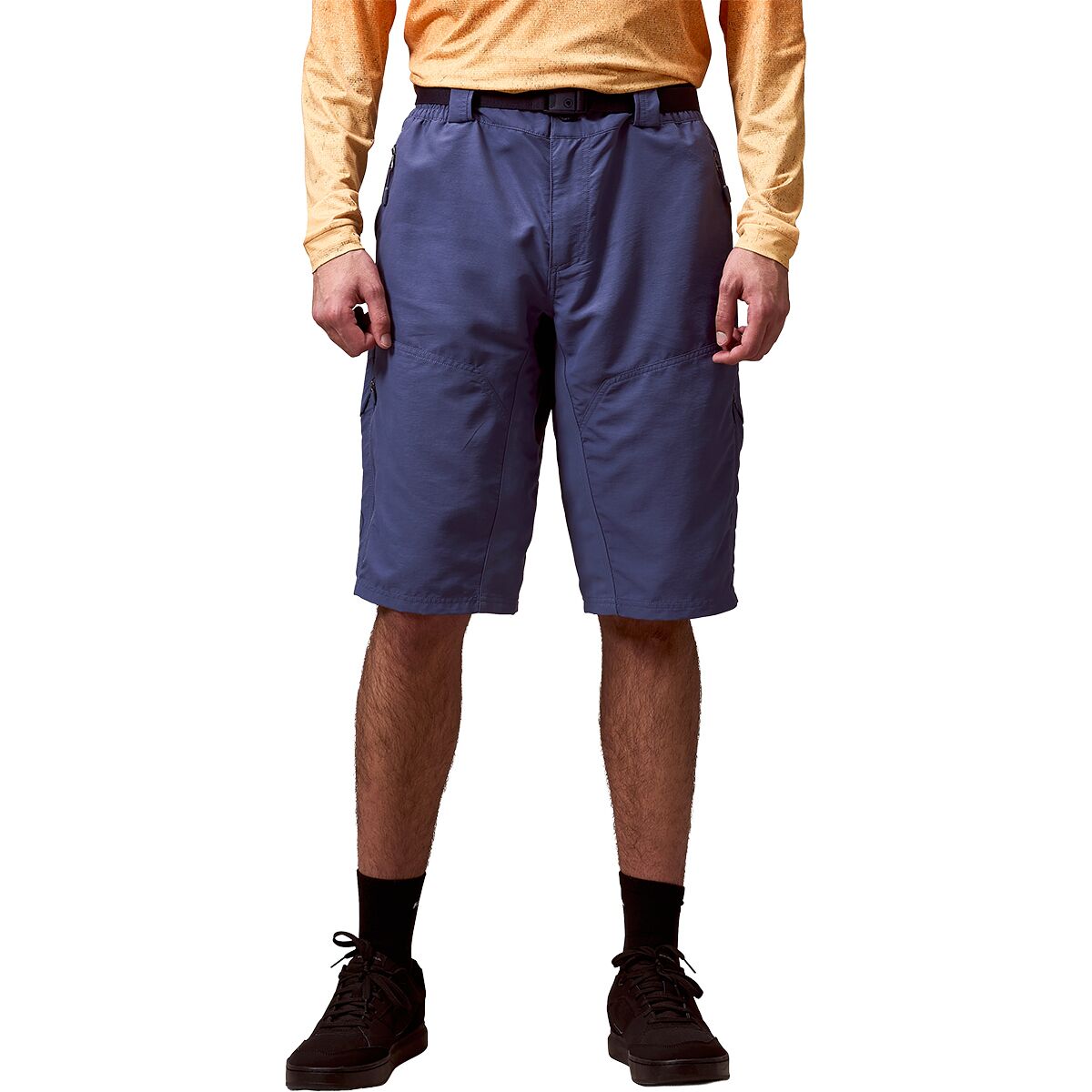 Image of Endura Hummvee Short With Liner - Men's Indigo Rock, XL