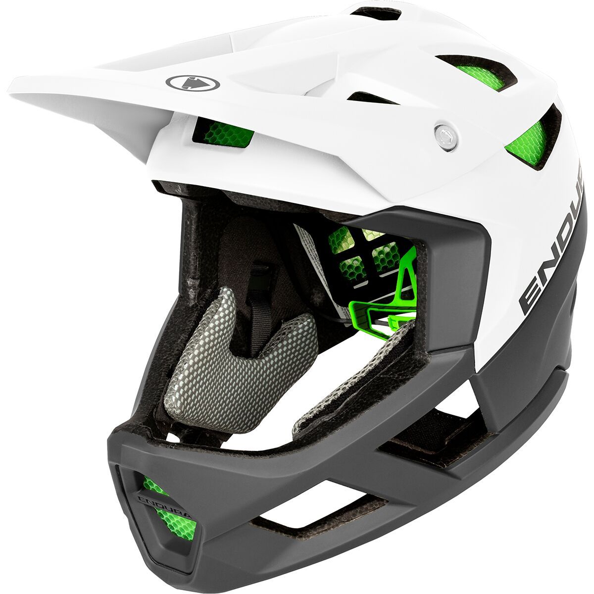 Image of Endura MT500 Full Face Mips Helmet White, S-M