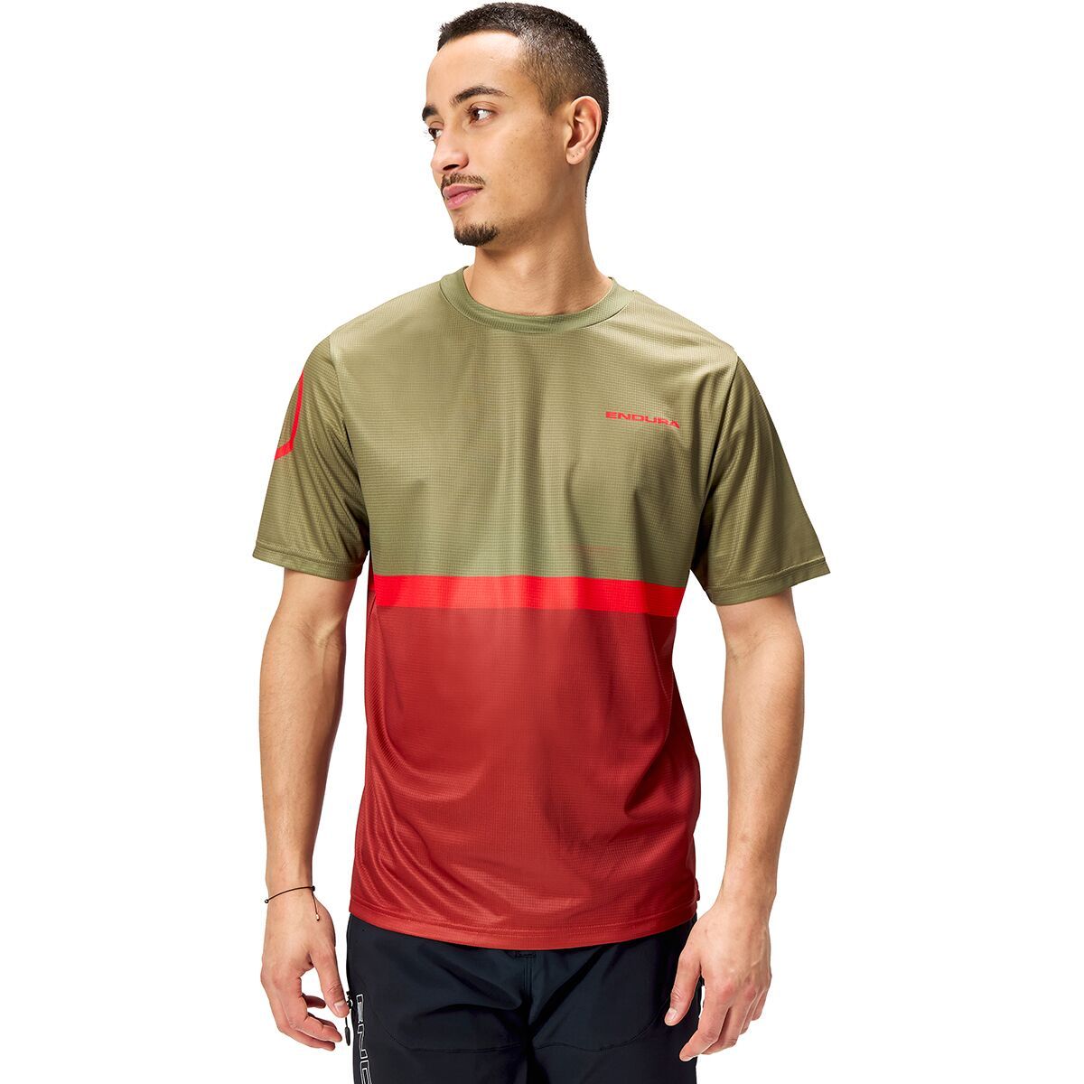 Image of Endura SingleTrack Core T-Shirt II - Men's Tweed Green, M