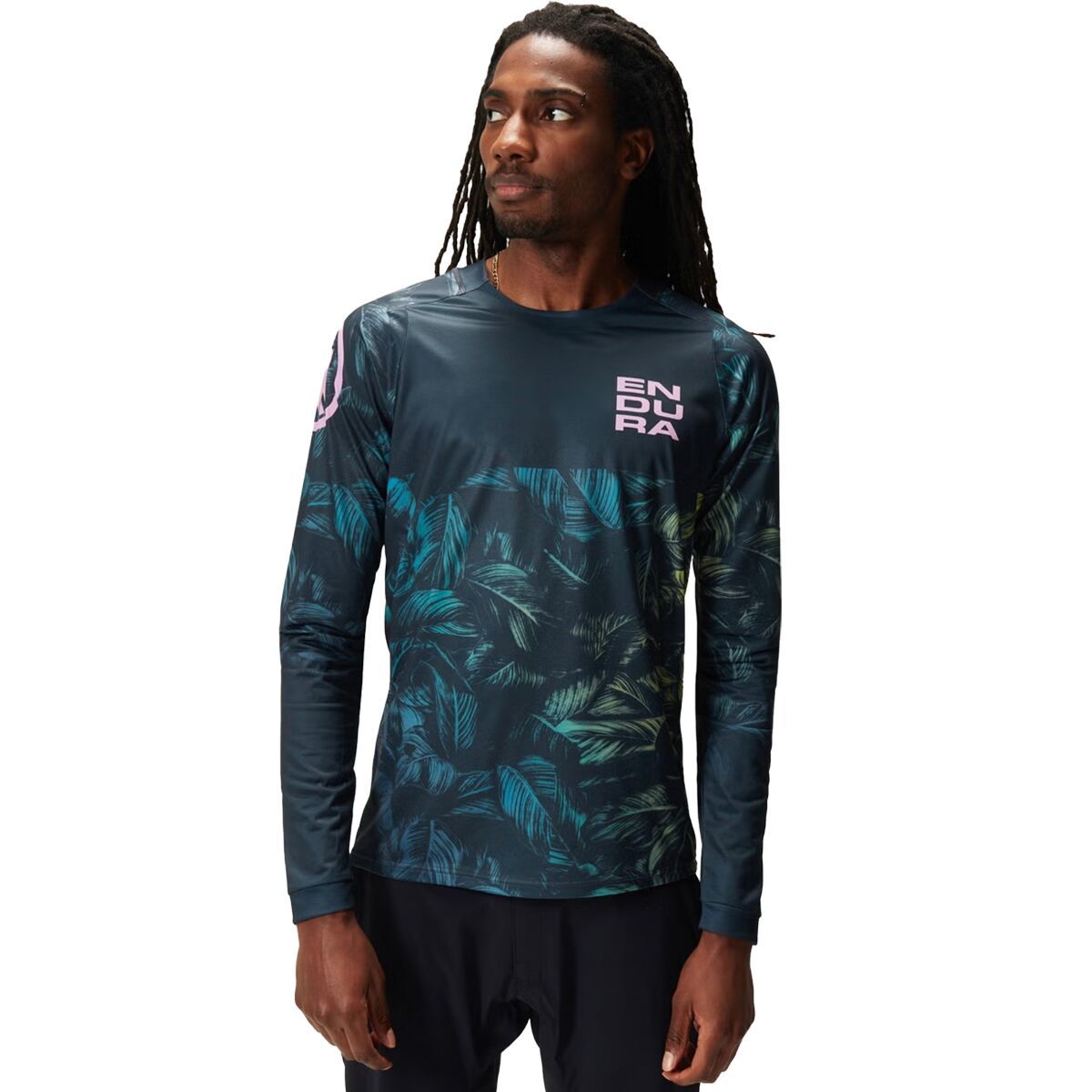 Endura Tropical LTD Long-Sleeve Print Jersey - Men's Grey, XXL