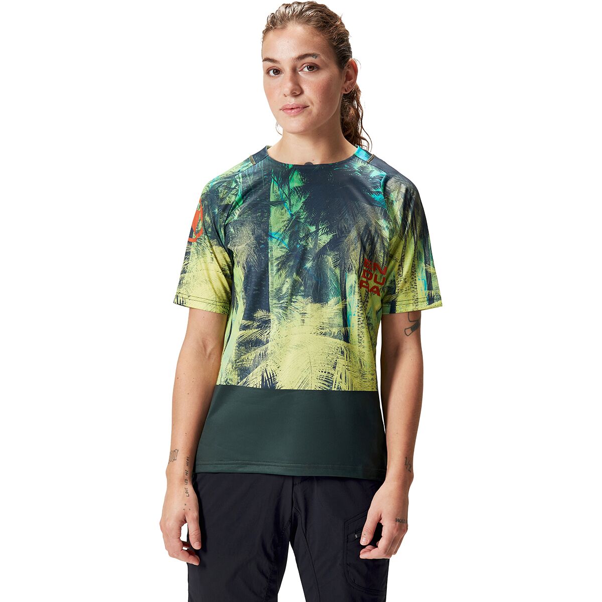 Image of Endura Tropical LTD T-Shirt - Women's Ghillie Green, L
