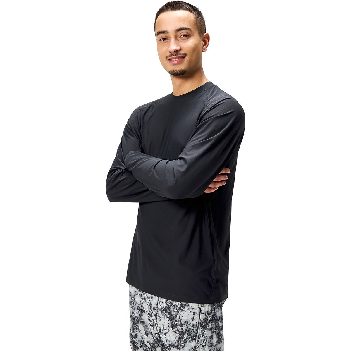 Image of Endura Sultrac Long-Sleeve T-Shirt - Men's Moonless Night, L