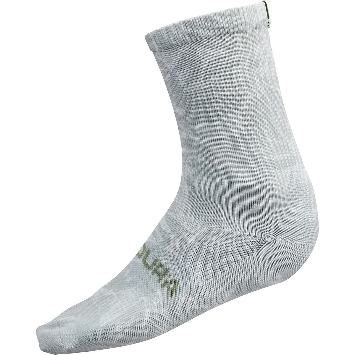 Endura Grid Floral LTD Print Sock Mains Grey, L-XL