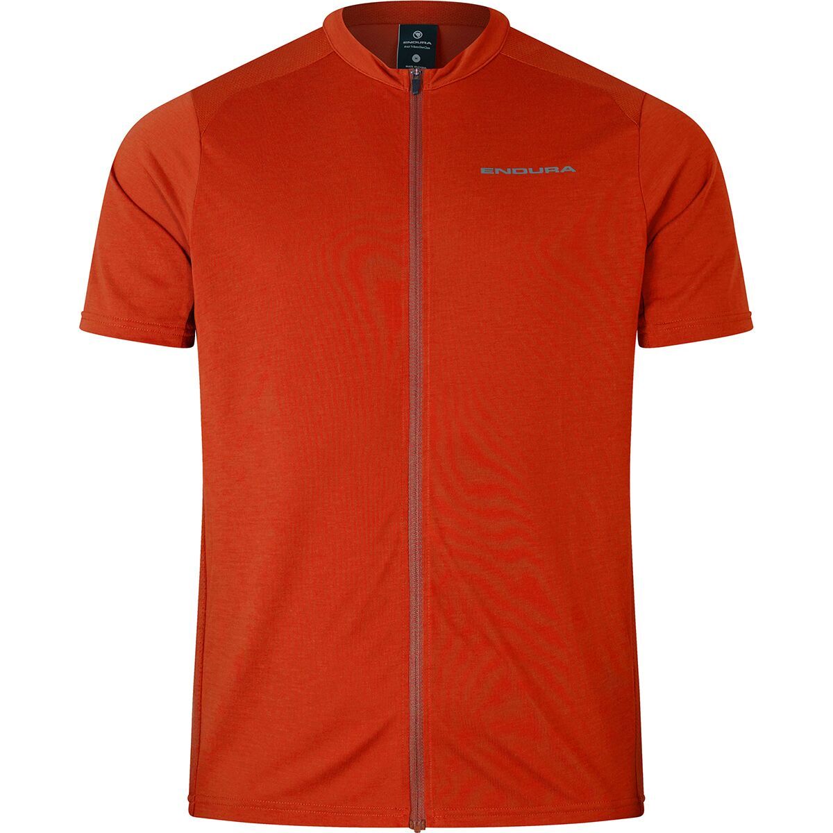 Image of Endura Loop Short-Sleeve Zipped Jersey - Men's Flame Red, S