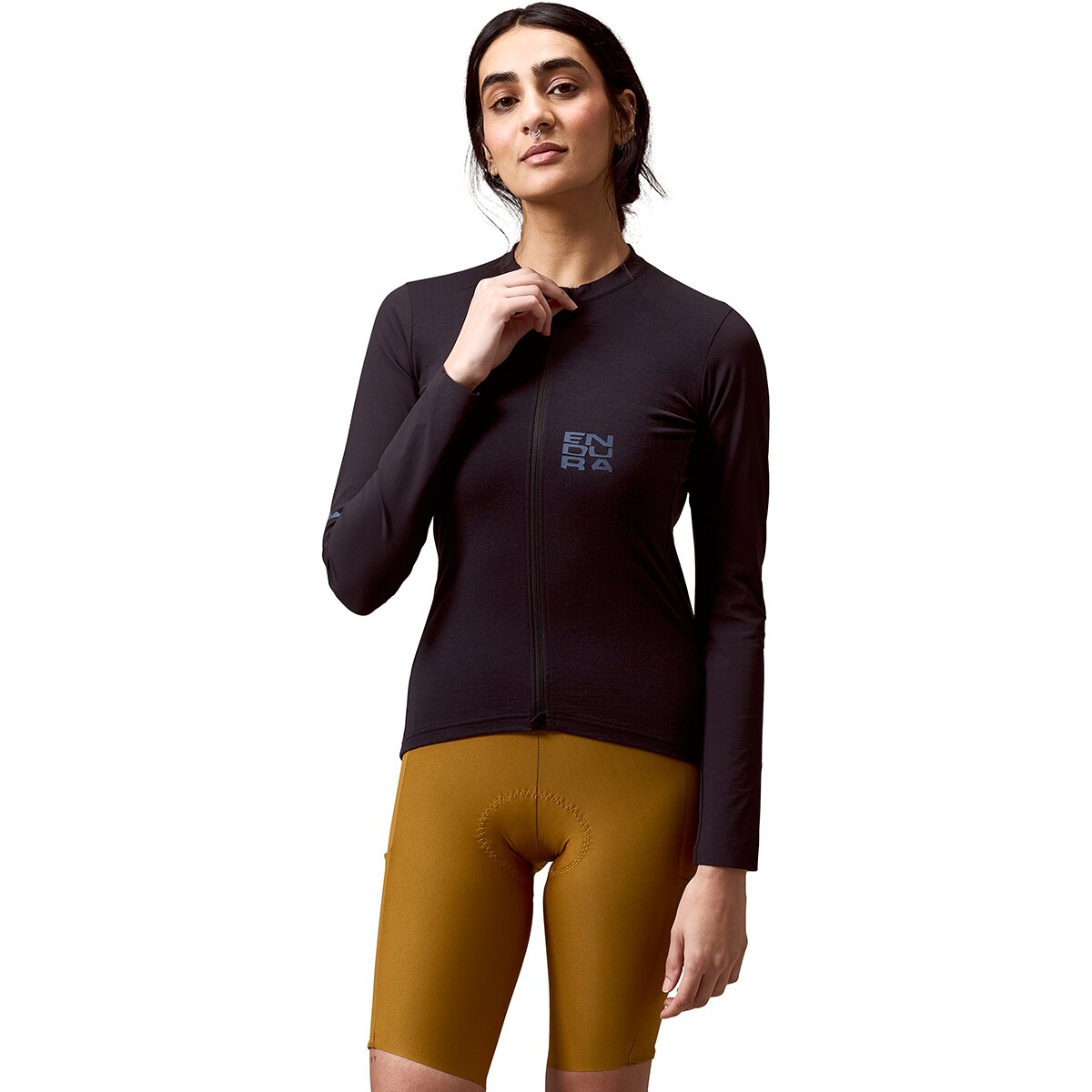 Image of Endura Alltrack Ride Long-Sleeve Jersey - Women's Black, M