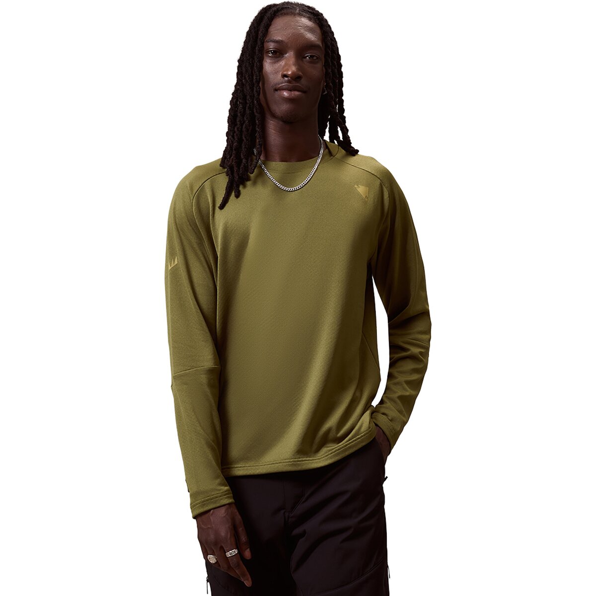 Image of Endura Alltrack Rout Fleece Jersey - Men's Moss Green, L