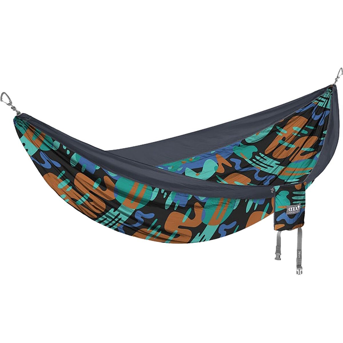Eagles Nest Outfitters DoubleNest Print Hammock Lagoon/Charcoal, One Size