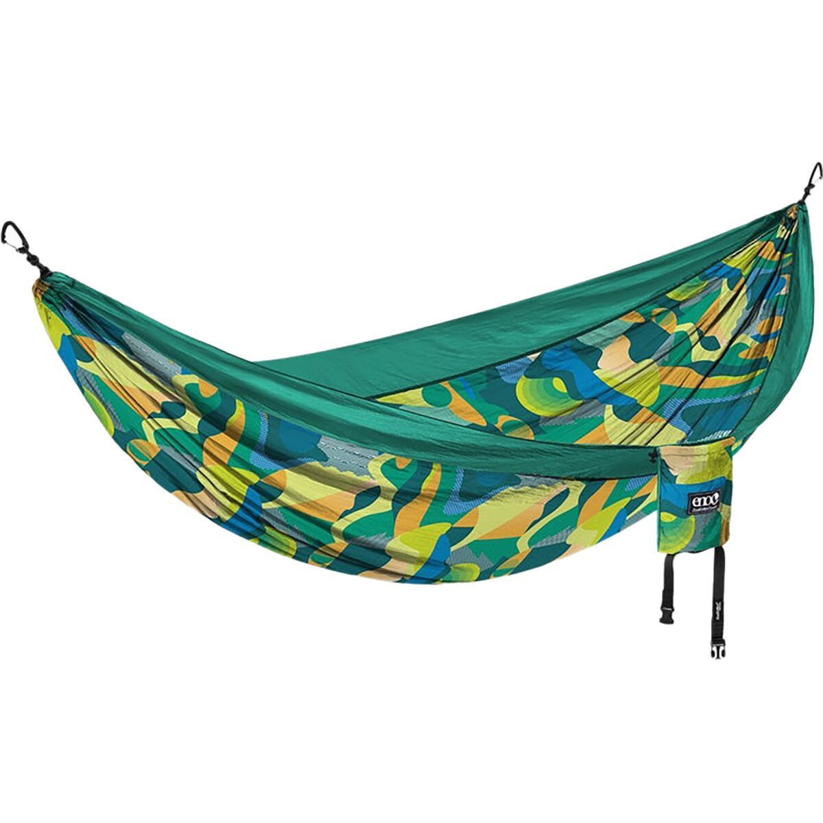 Eagles Nest Outfitters DoubleNest Print Hammock Retro/Emerald, One Size