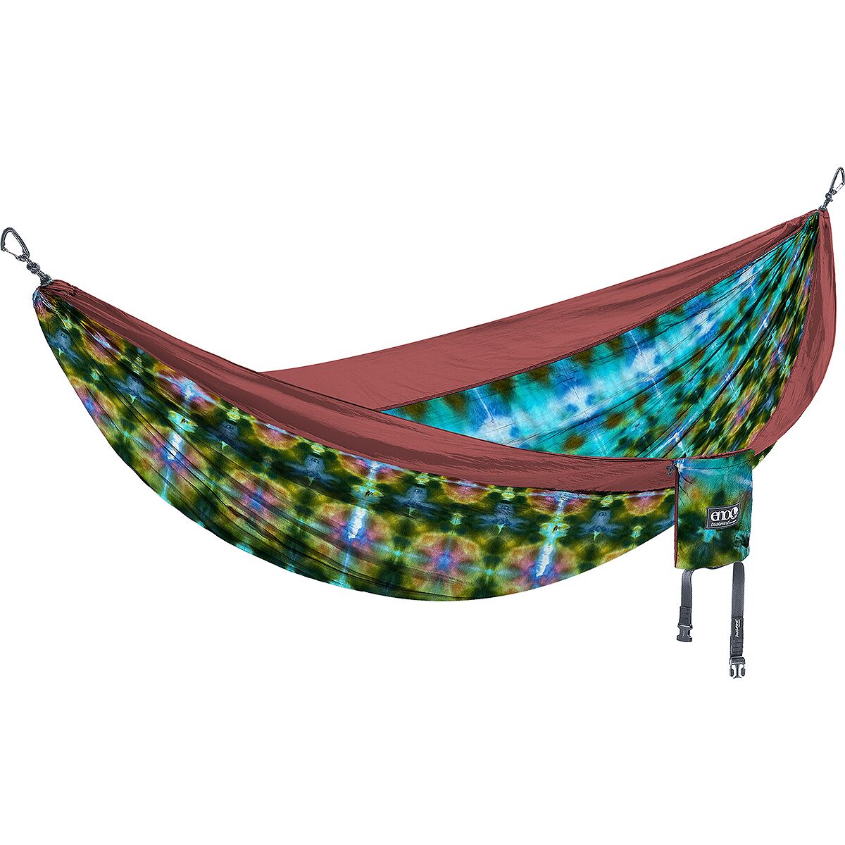 Image of Eagles Nest Outfitters DoubleNest Print Hammock Tie Dye Shibori/Fig, One Size